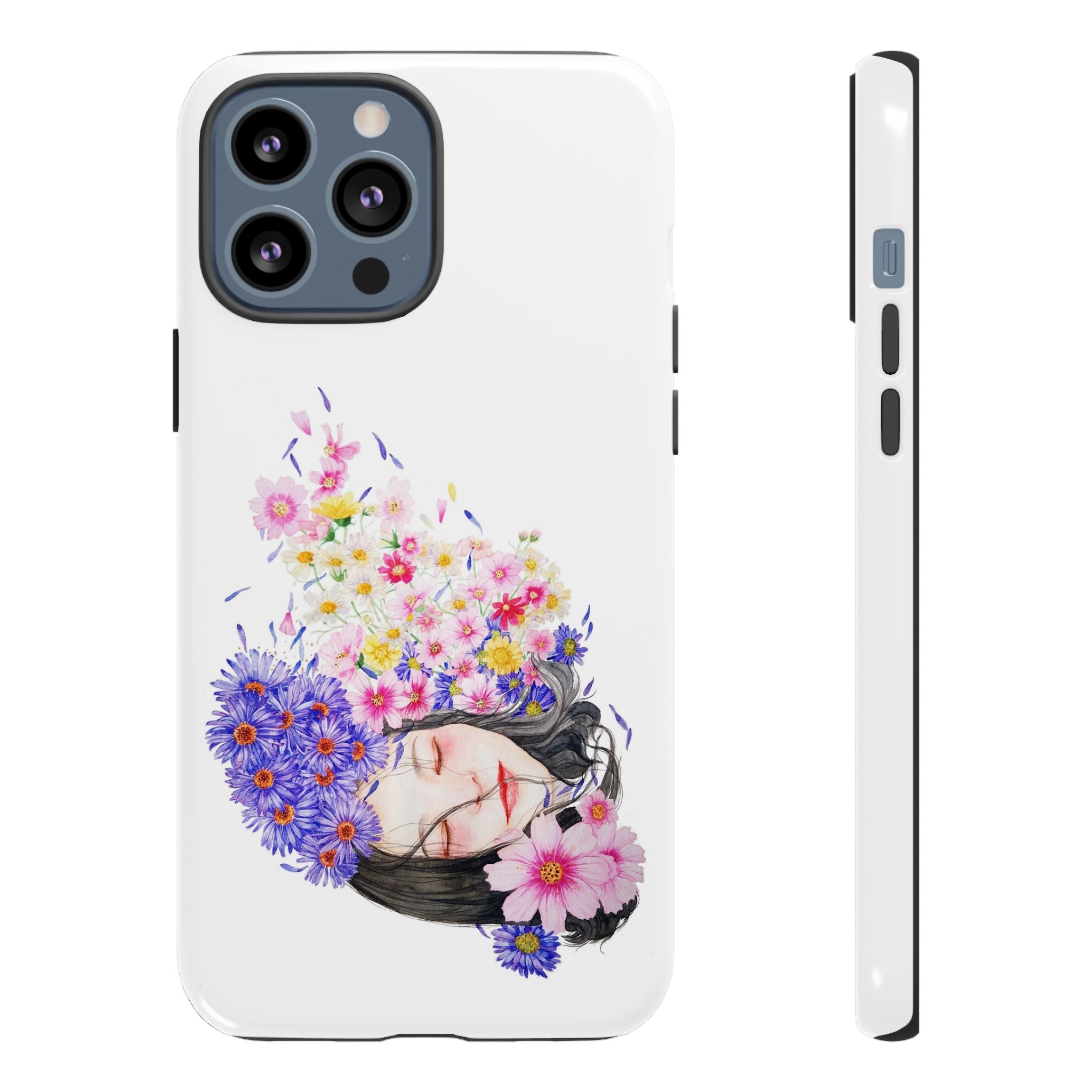 Floral Phone Case | Tough Cases | Cute Floral Design, Gift for Her, Spring Accessory, Mother's Day Gift, Stylish Protection
