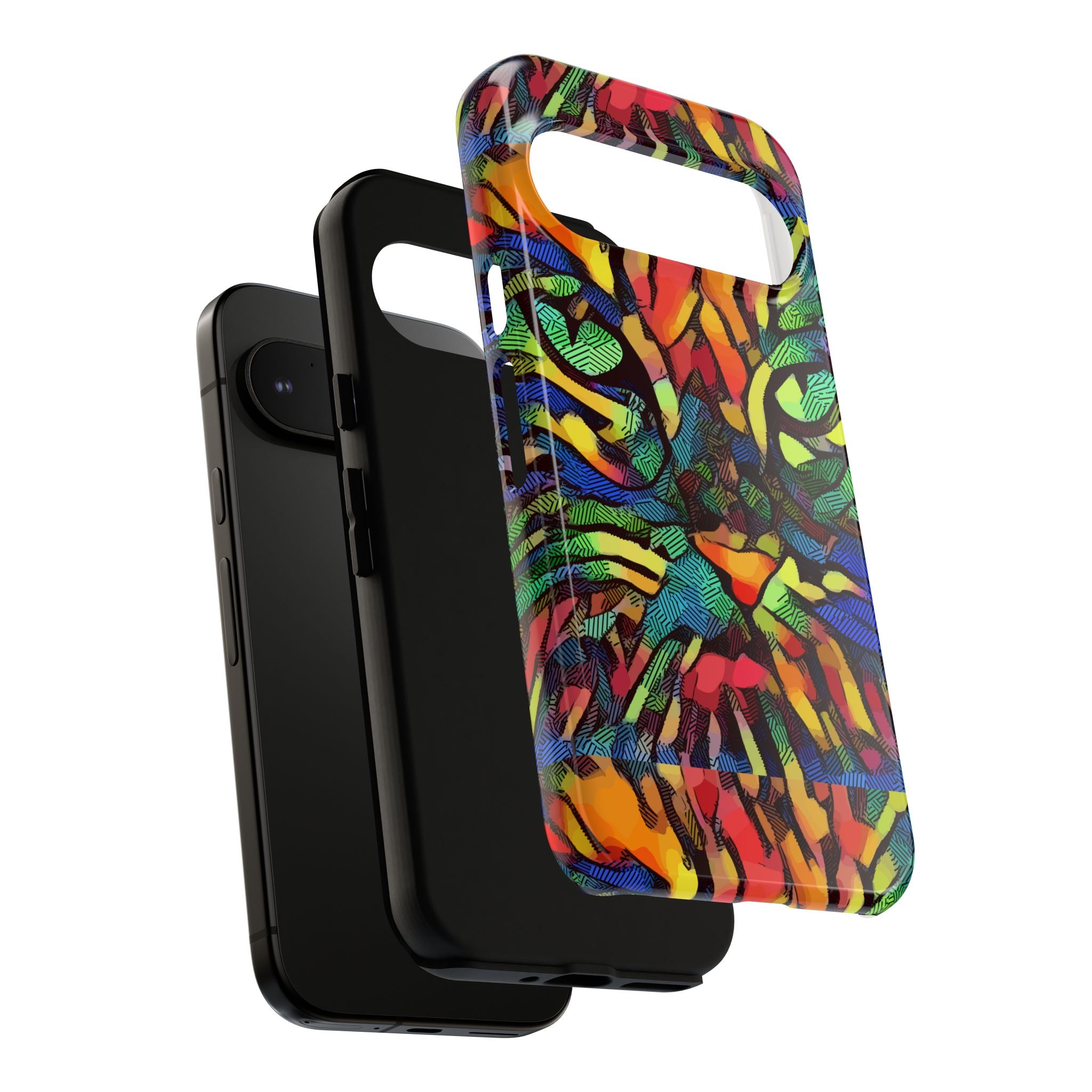 Colorful Phone Cases for Vibrant Style - Tough Cases, Unique Gifts, Animal Print, Artistic Design, Phone Accessories, Eco-Friendly