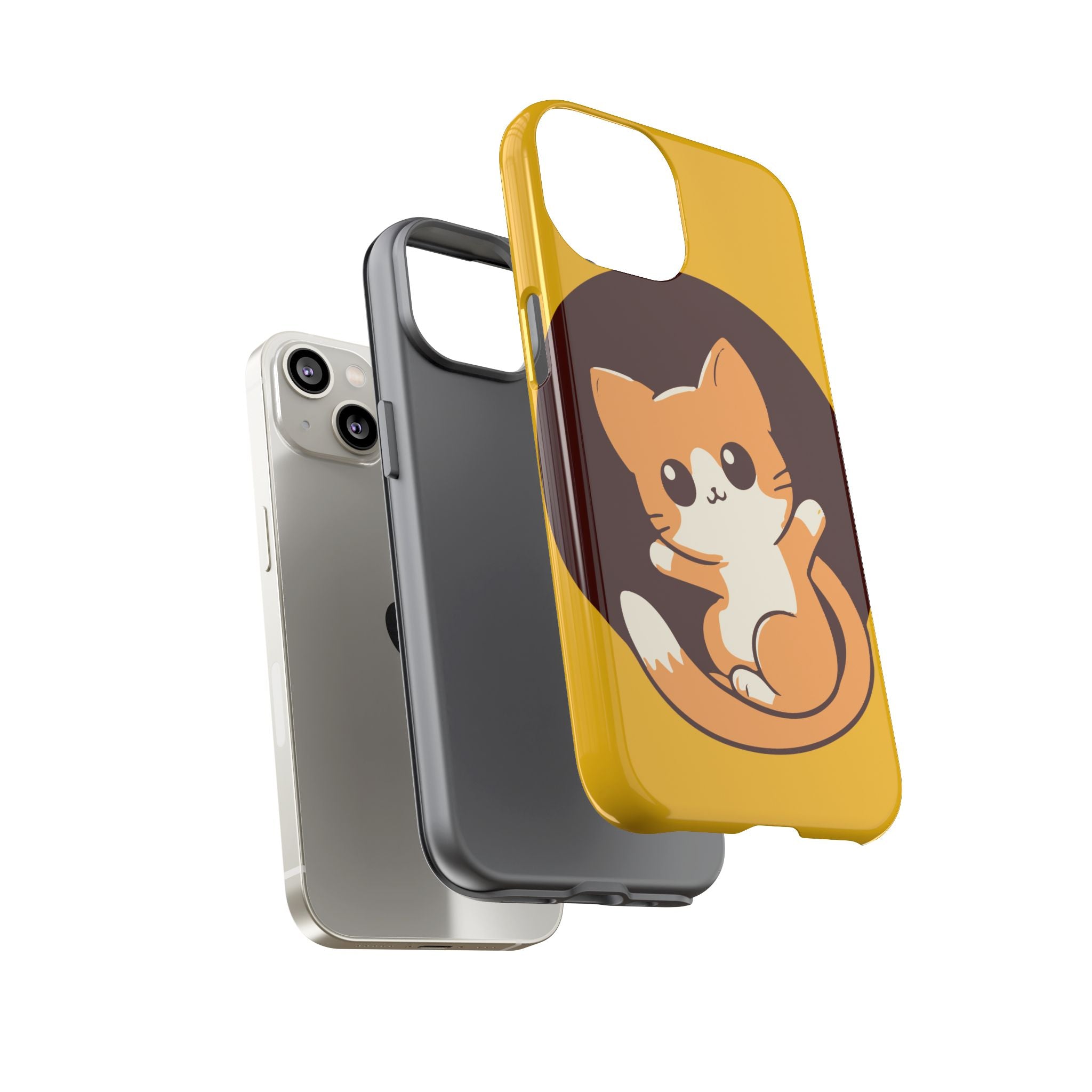 Cute Cat Phone Case | Tough Cases for Cat Lovers, Animal Design, Fun Gift, Unique Case, Durable Protection