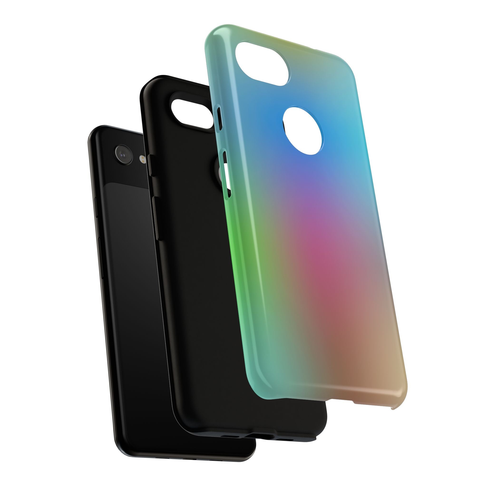 Colorful Mobile Phone Case, Unique Phone Cover, Stylish Phone Protector, Gift for Tech Lovers, Trendy Accessory