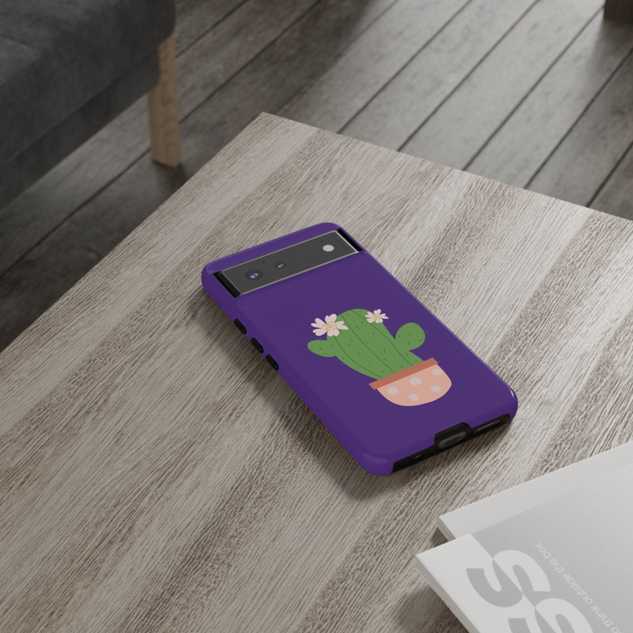 Cactus Phone Case, Tough Cases, Cute Floral, Trending Design, Unique Gift, Phone Accessories, Summer Vibe, Nature Lover