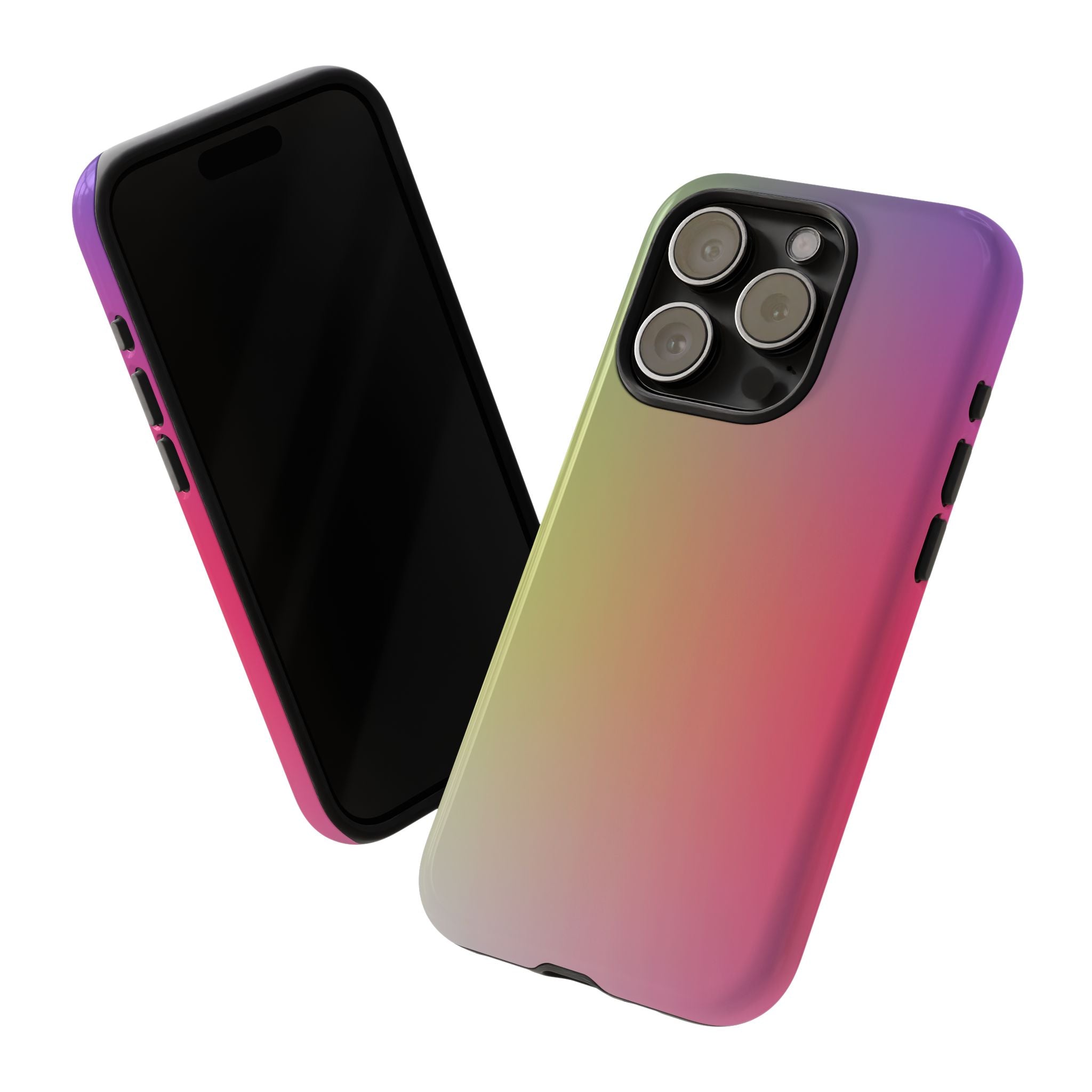 Gradient Phone Case, Tough Cases, Colorful Tech Accessory, Modern Phone Protection, Trendy Gift for Friends, Birthday, Holidays
