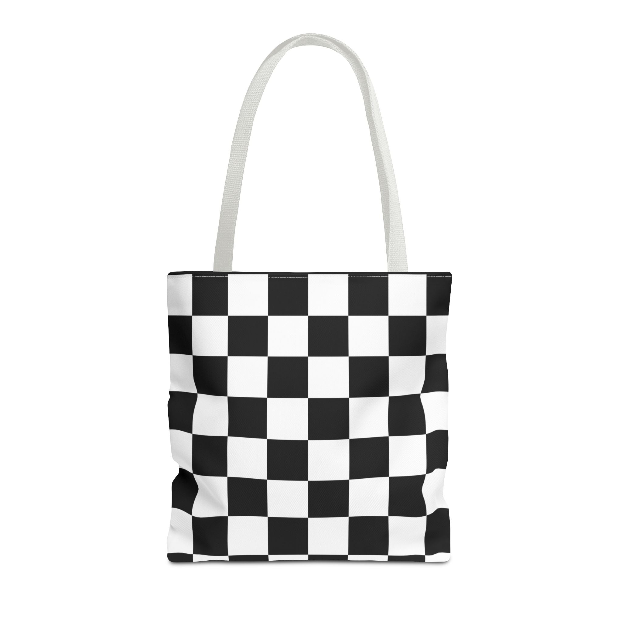Tote Bag Finish Line - Checkered Victory – Tote Bag for Racing Fans