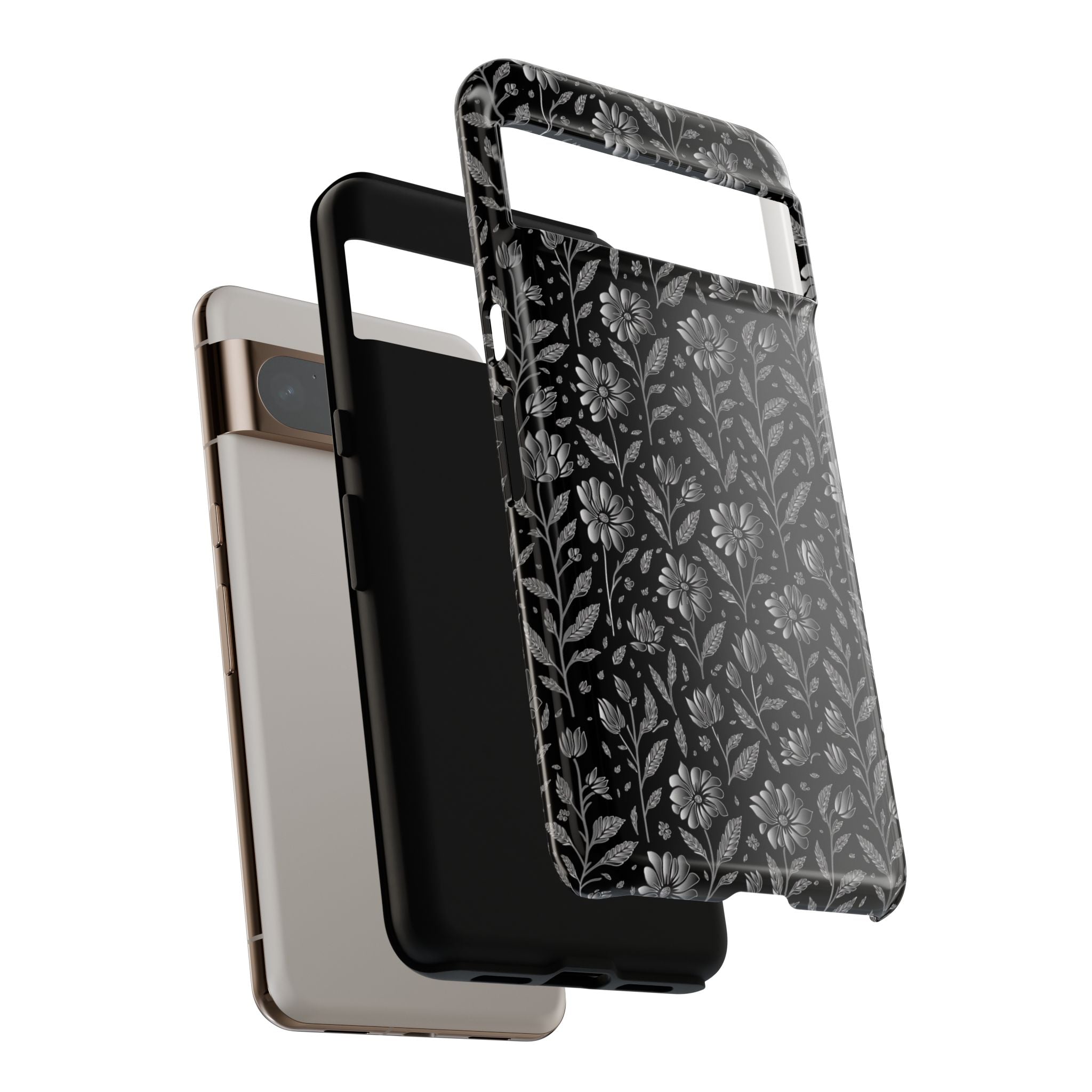 Stylish Floral Phone Case, Tough Floral Case, Botanical Phone Cover, Durable Floral Phone Protector, Gift for Her