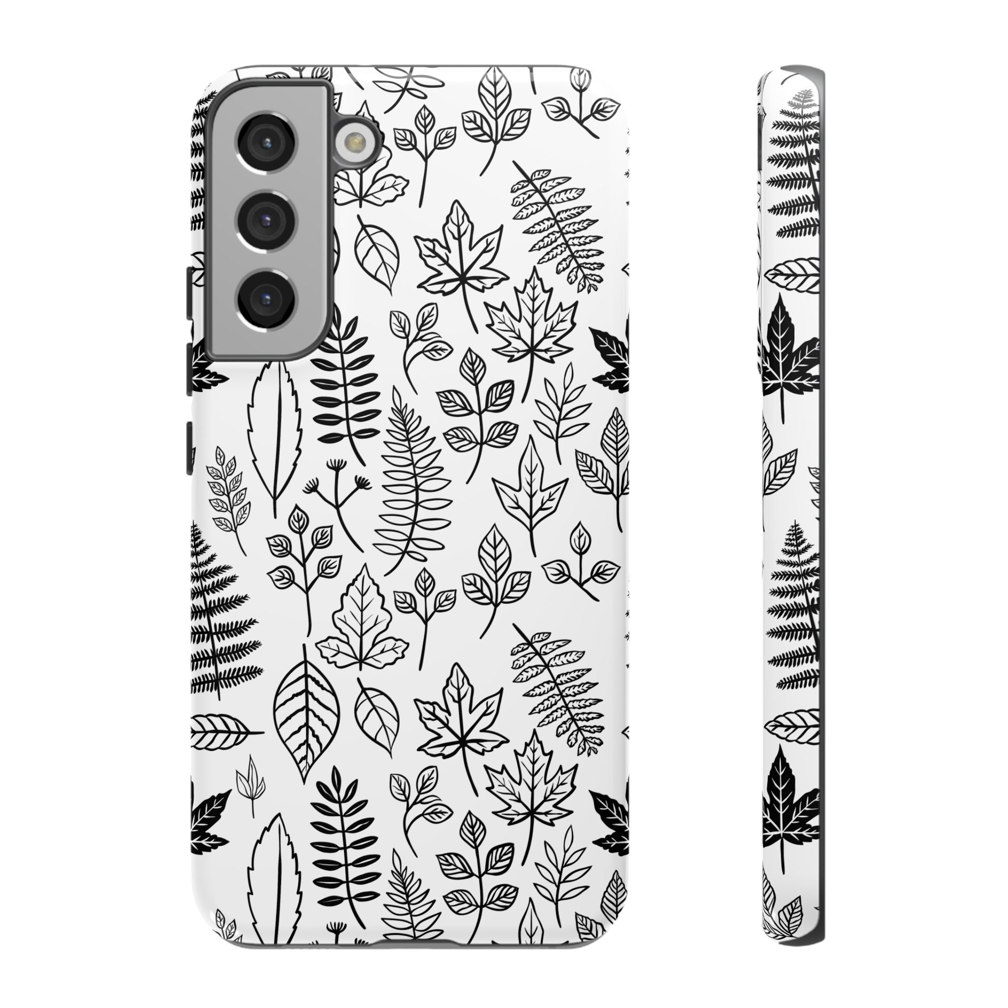 Stylish Phone Case for Nature Lovers, Botanical Design, Gift for Her, Fall Accessories, Customizable Tech Gear