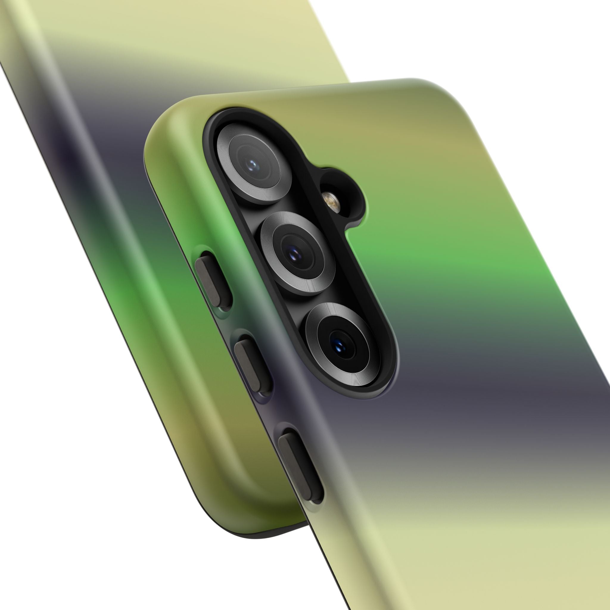 Gradient Phone Case - Tough Cases, Unique Cell Phone Cover, Stylish Tech Accessories, Green and Black Gradient, Perfect Gift