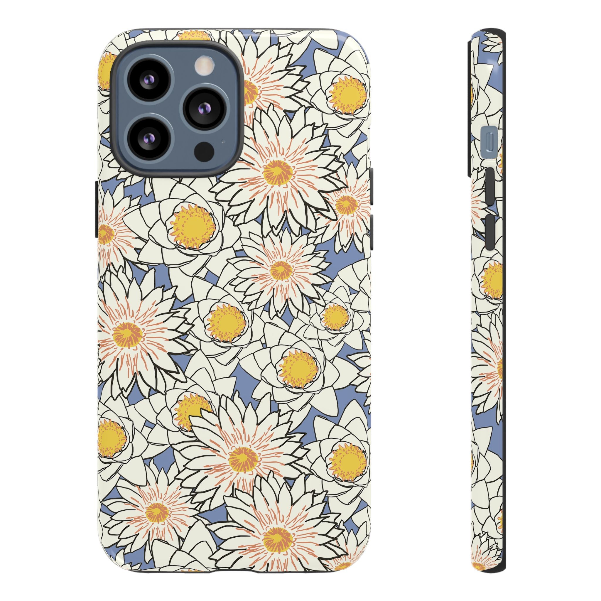 Stylish Phone Case, Floral Protective Cover, Gift for Nature Lovers, Trendy Tech Accessory, Customizable Phone Case