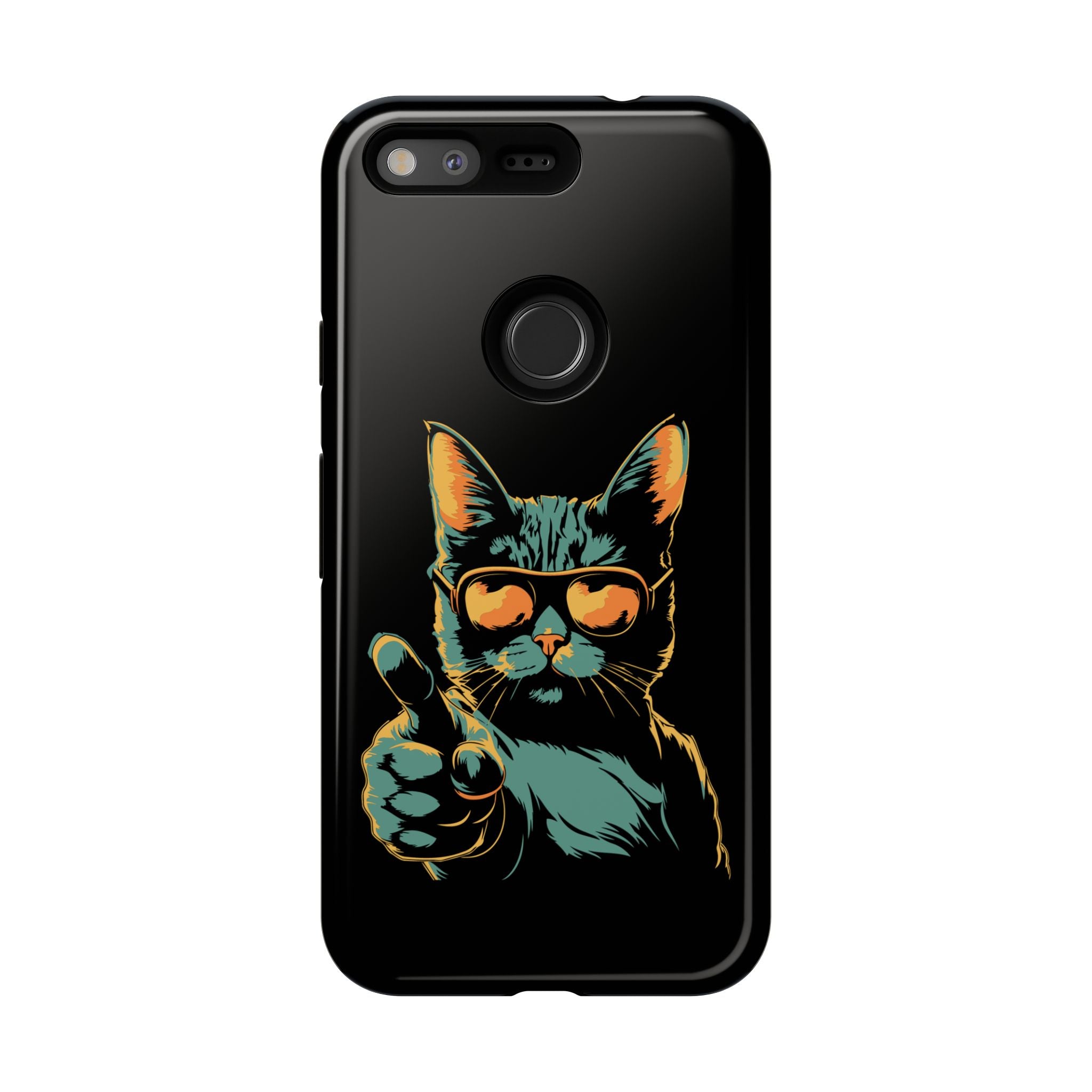 Cool Cat Phone Case, Stylish Phone Cover, Pet Lover Gift, Cute Cat Design, Fun Cat Accessories