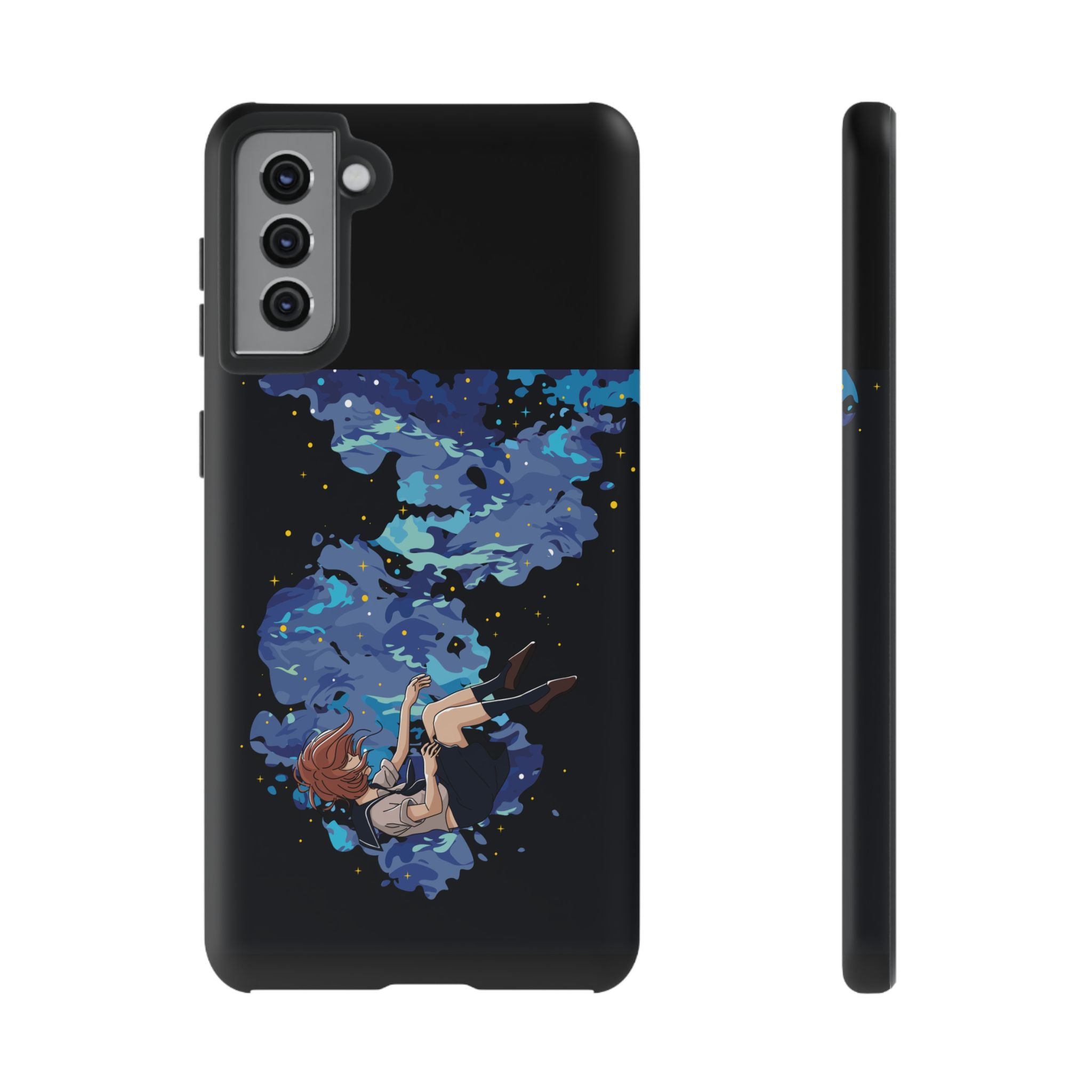 Tough Cases Phone Case - Artistic Galaxy Design, Cute Sleeve for Teens, Gift for Students, Unique Mobile Accessory, Trendy Tech Protection
