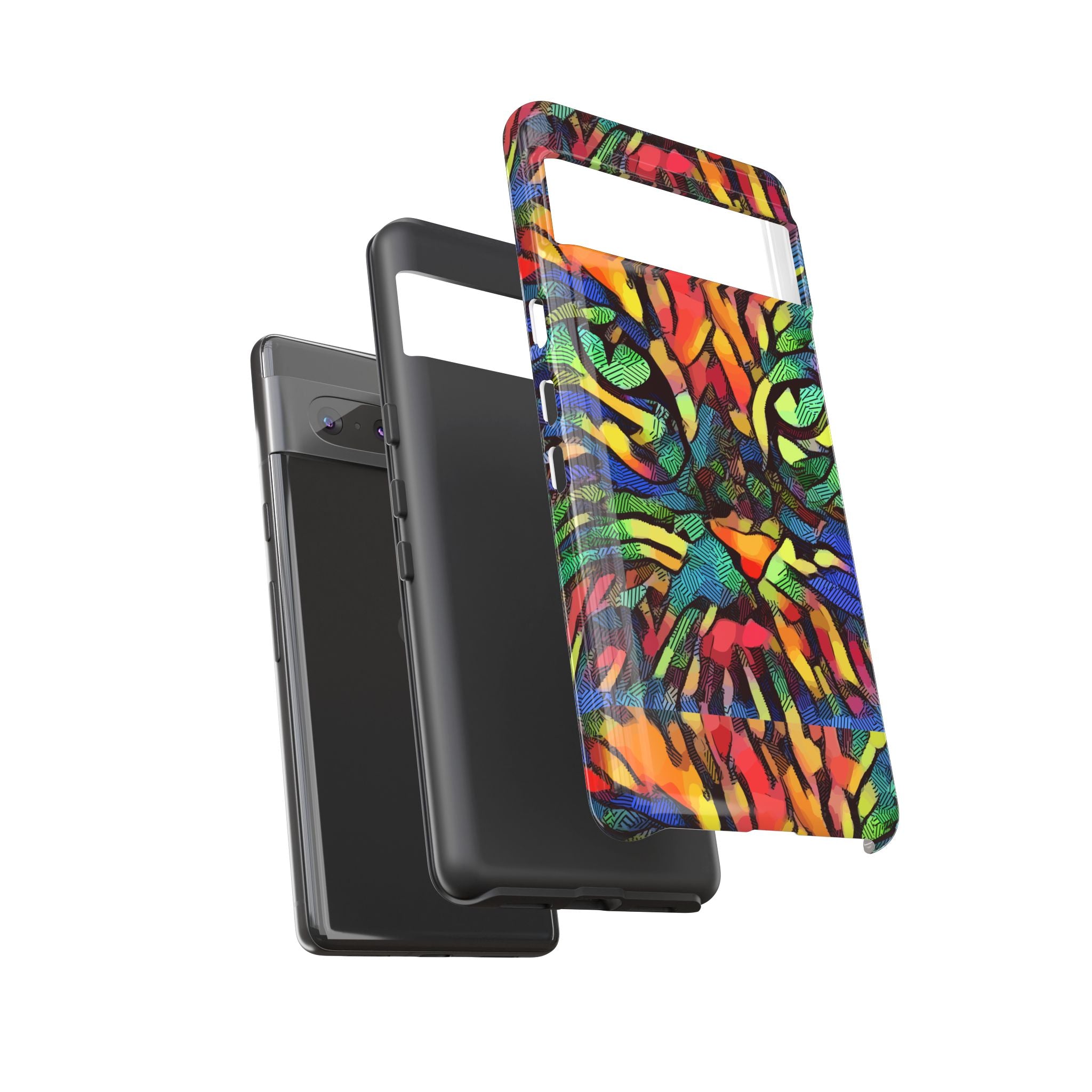Colorful Phone Cases for Vibrant Style - Tough Cases, Unique Gifts, Animal Print, Artistic Design, Phone Accessories, Eco-Friendly