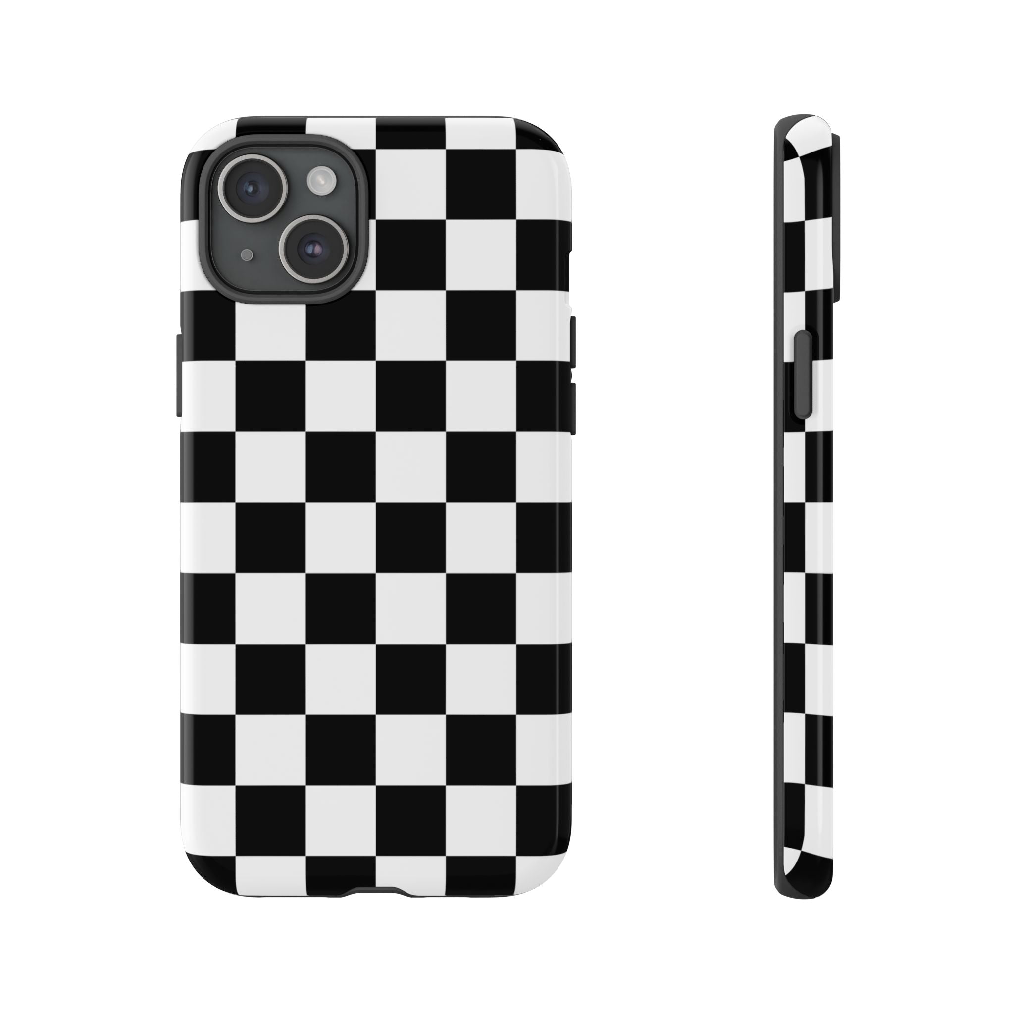 Stylish Checkered Phone Case | Trendy Protective Cover for iPhone, Gift for Teens, Fashion Accessory, Unique Design for All Occasions