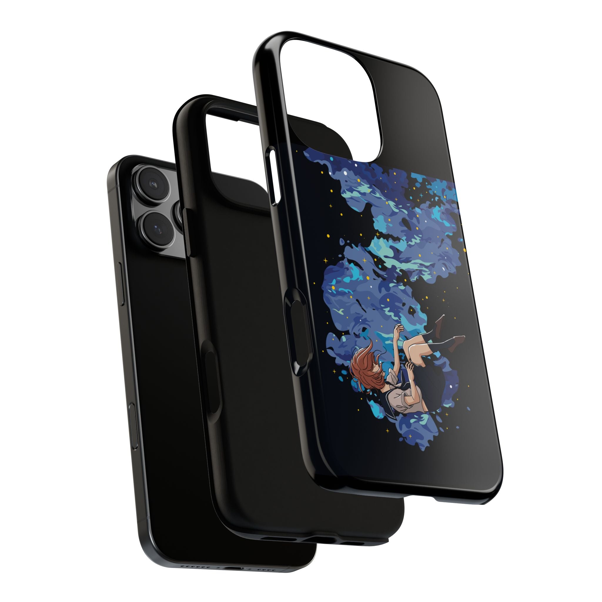 Tough Cases Phone Case - Artistic Galaxy Design, Cute Sleeve for Teens, Gift for Students, Unique Mobile Accessory, Trendy Tech Protection