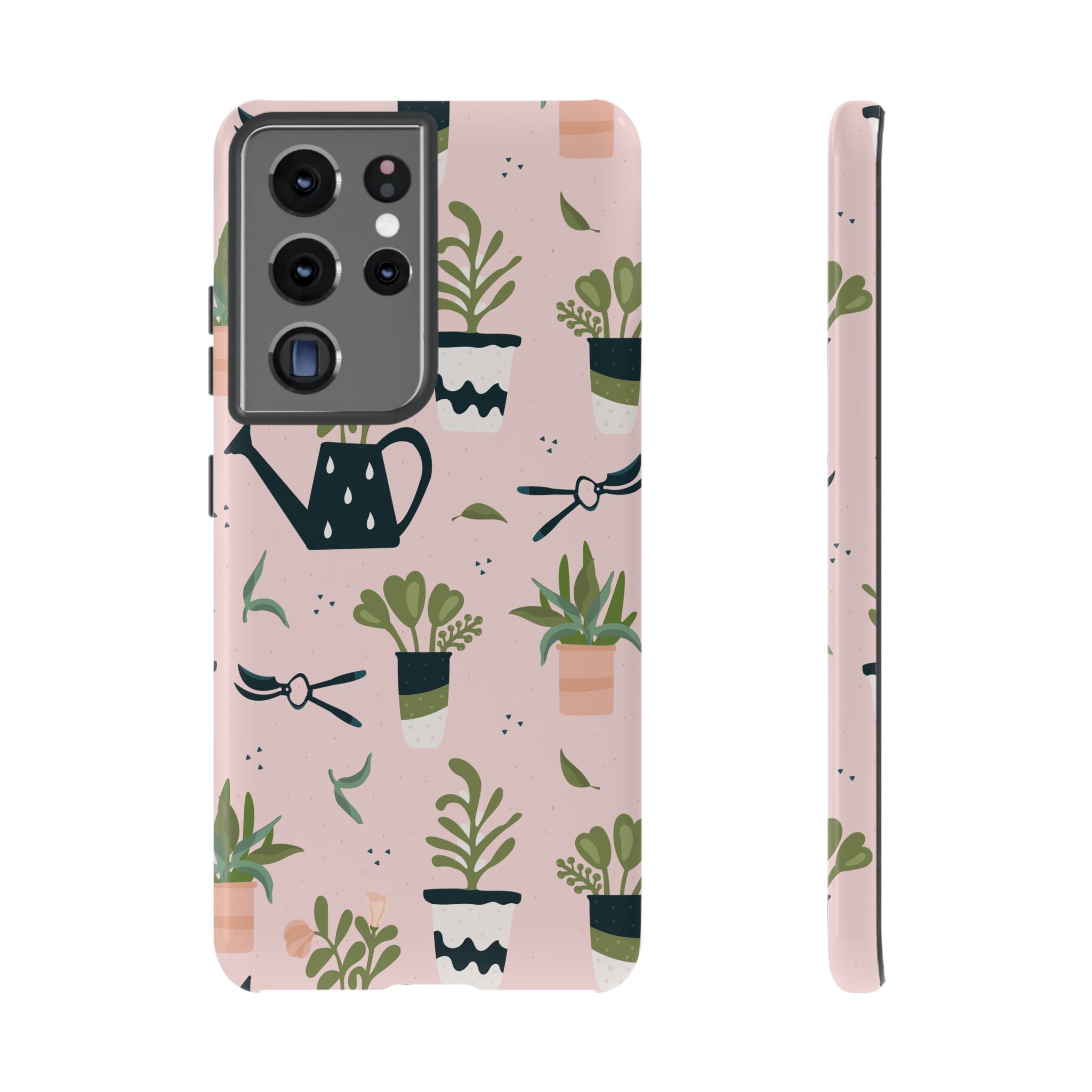 Floral Phone Case, Cute Plant Lover Case, Gift for Gardeners, Phone Cover, Green Thumb Accessories, Mother's Day Gift