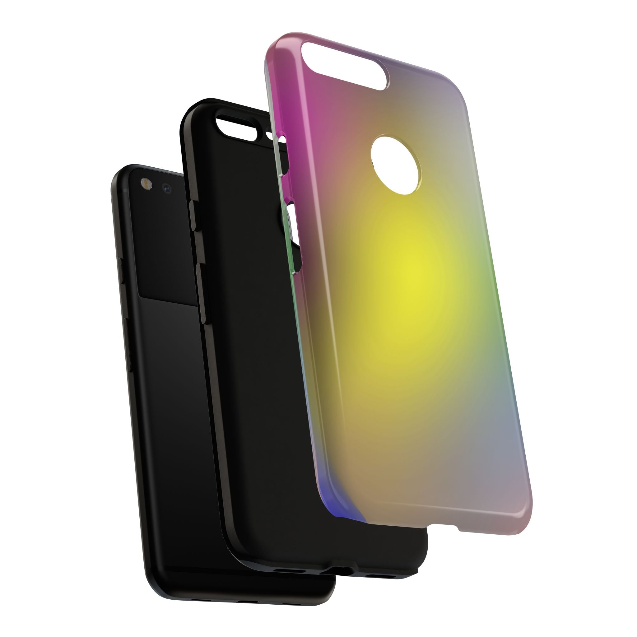 Colorful Tough Phone Case, Stylish Slim Cover, Durable Mobile Protection, Trendy Gift for Tech Lovers, Vibrant Phone Accessory
