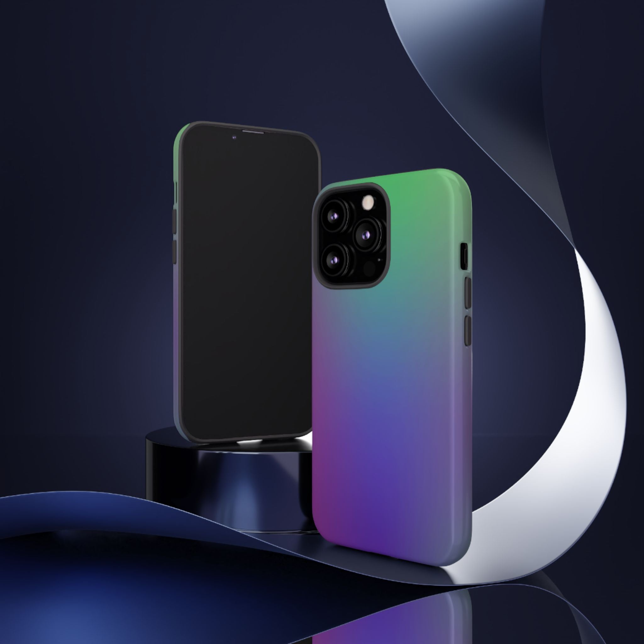 Gradient Phone Case, Durable Phone Protector, Trendy Cell Phone Accessory, Gift for Tech Lovers, Stylish Mobile Case