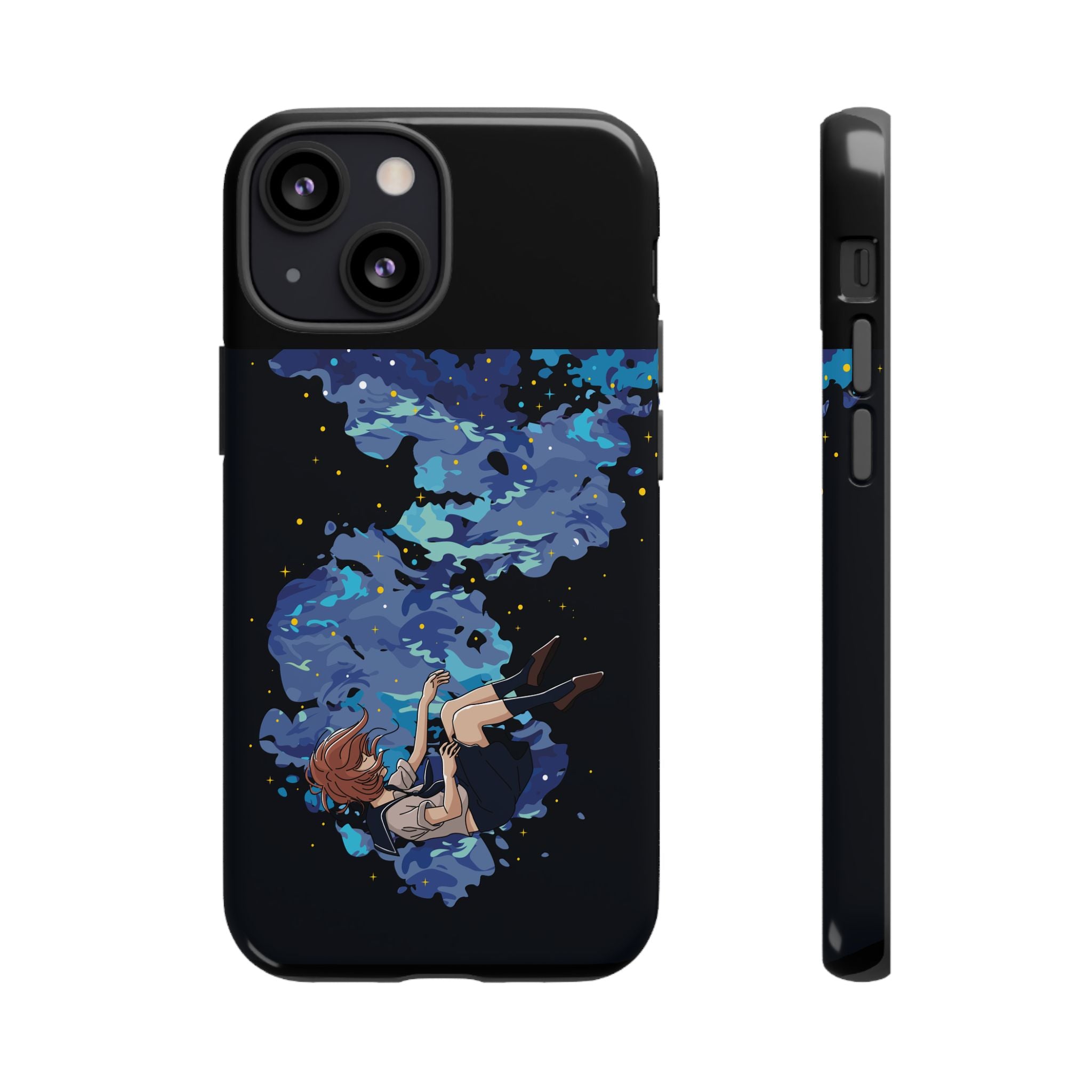 Tough Cases Phone Case - Artistic Galaxy Design, Cute Sleeve for Teens, Gift for Students, Unique Mobile Accessory, Trendy Tech Protection