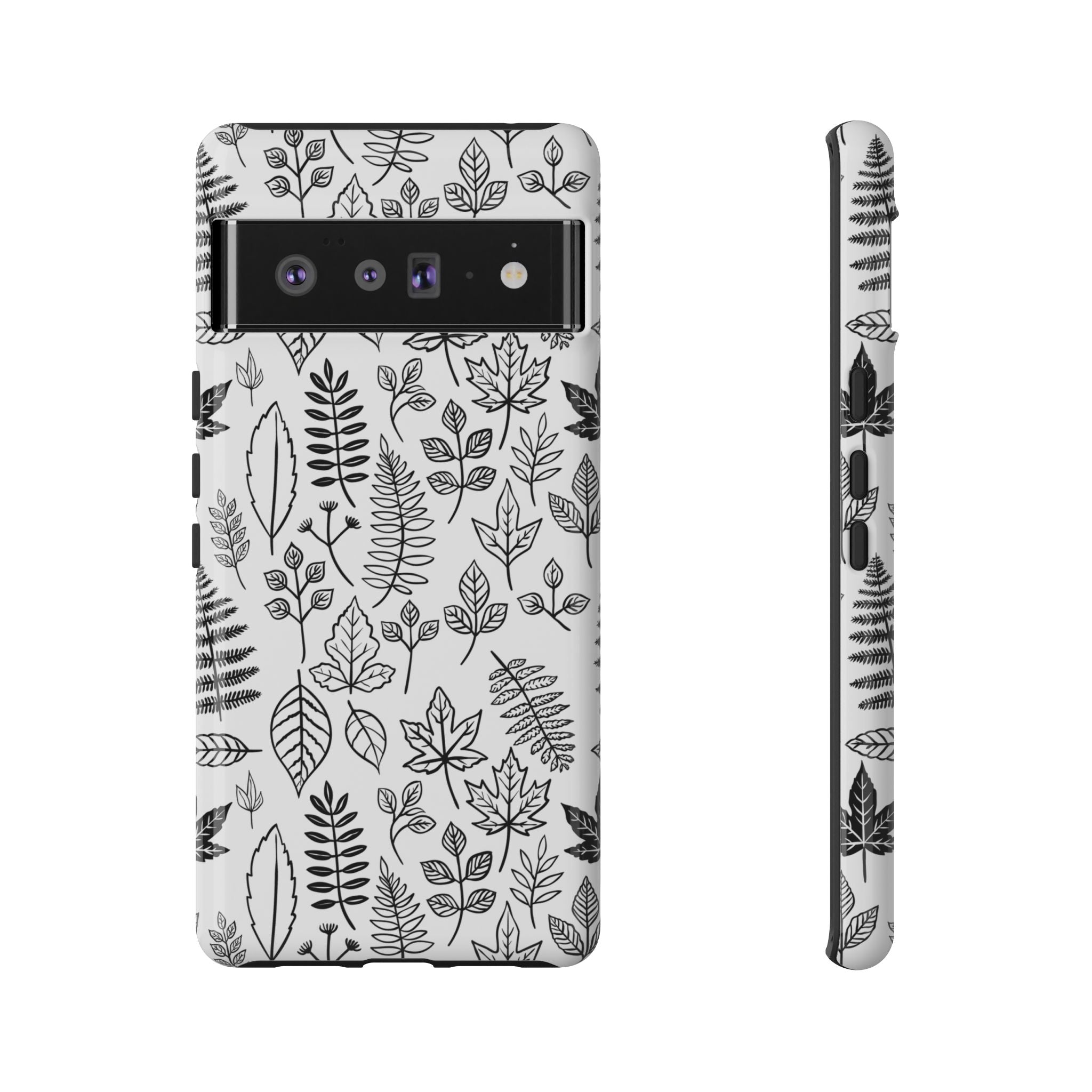 Stylish Phone Case for Nature Lovers, Botanical Design, Gift for Her, Fall Accessories, Customizable Tech Gear