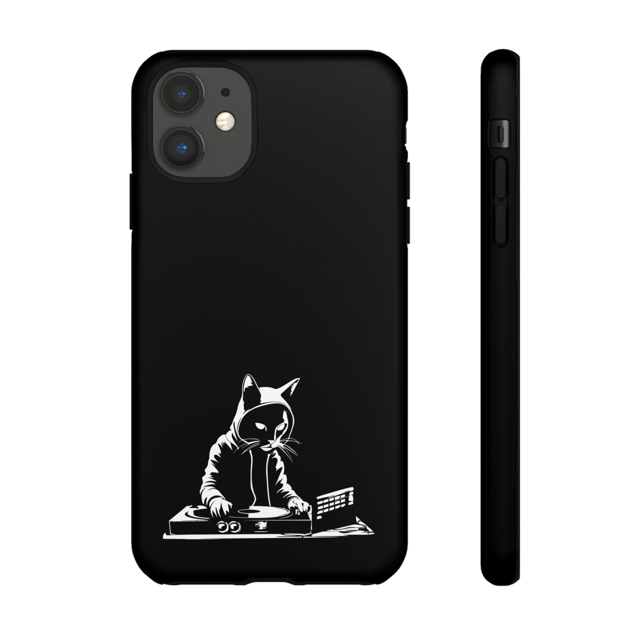 Cat DJ Phone Case | Stylish Tough Cases for Music Lovers, Gift for Cat Owners, Unique Phone Accessory, Cool Tech Gear