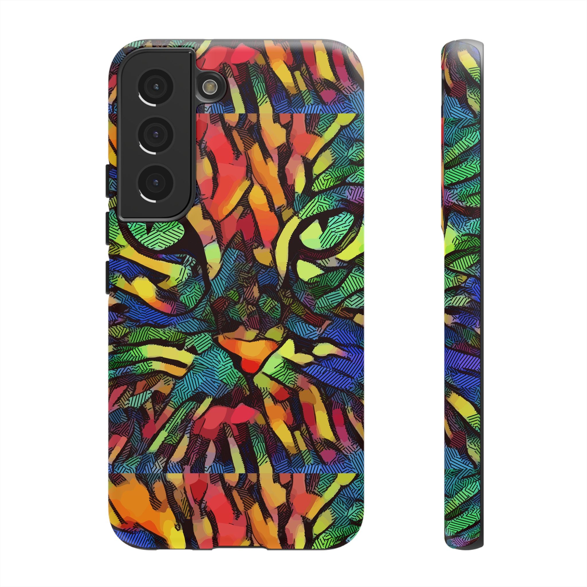 Colorful Phone Cases for Vibrant Style - Tough Cases, Unique Gifts, Animal Print, Artistic Design, Phone Accessories, Eco-Friendly