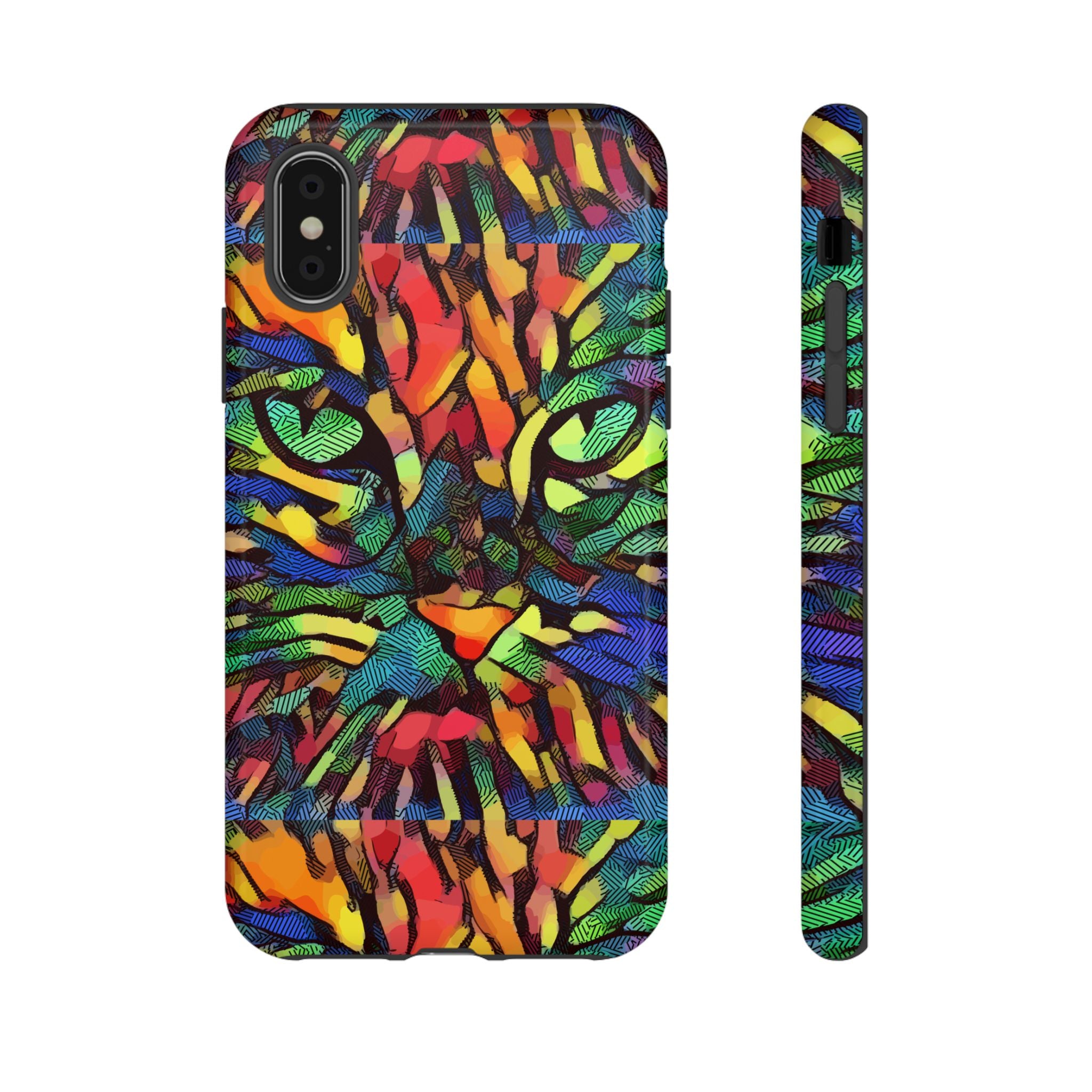 Colorful Phone Cases for Vibrant Style - Tough Cases, Unique Gifts, Animal Print, Artistic Design, Phone Accessories, Eco-Friendly