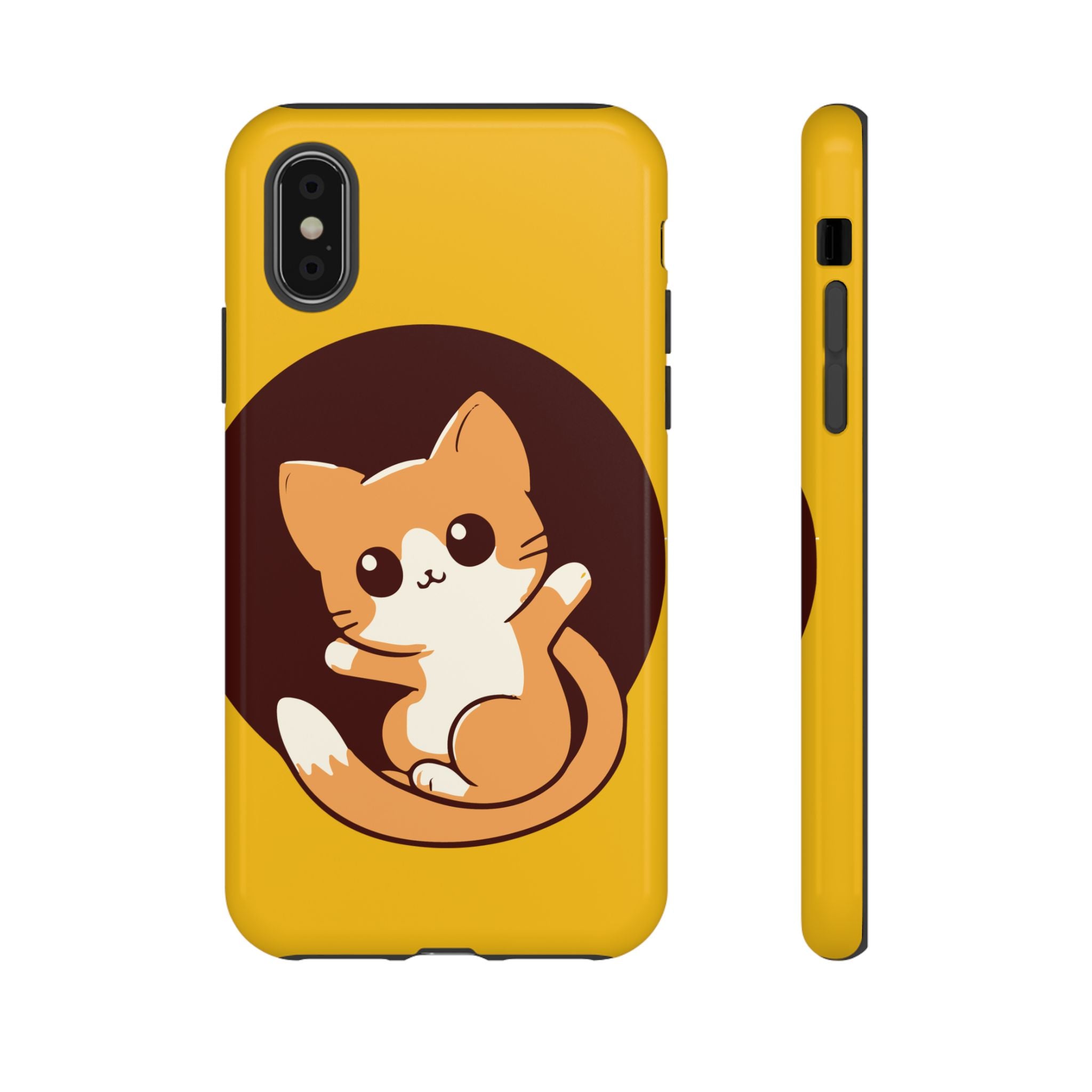 Cute Cat Phone Case | Tough Cases for Cat Lovers, Animal Design, Fun Gift, Unique Case, Durable Protection