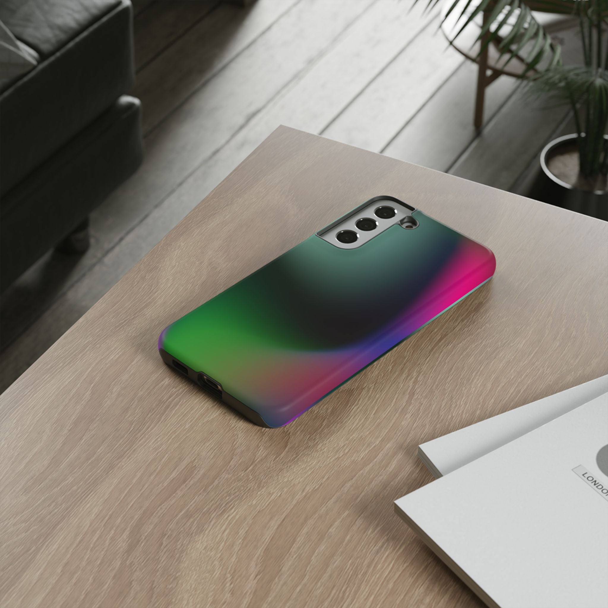 Colorful Phone Case, Tough Phone Cover, Vibrant Smart Device Protector, Modern Tech Accessory, Unique Gift for Phone Lovers