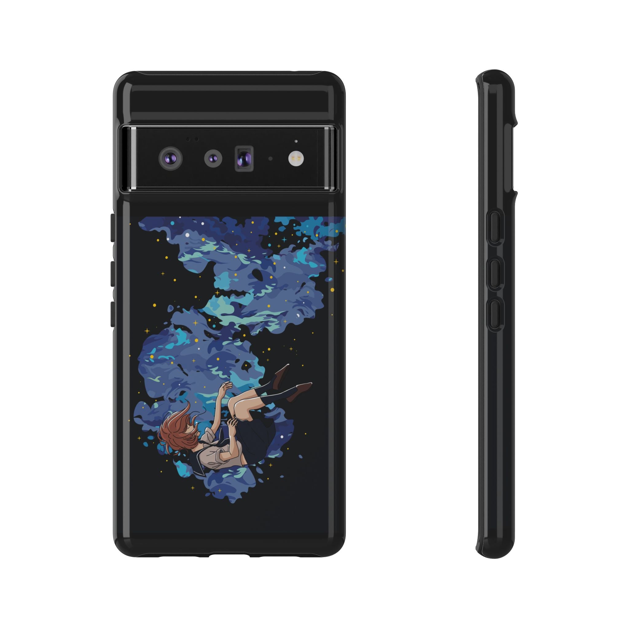 Tough Cases Phone Case - Artistic Galaxy Design, Cute Sleeve for Teens, Gift for Students, Unique Mobile Accessory, Trendy Tech Protection