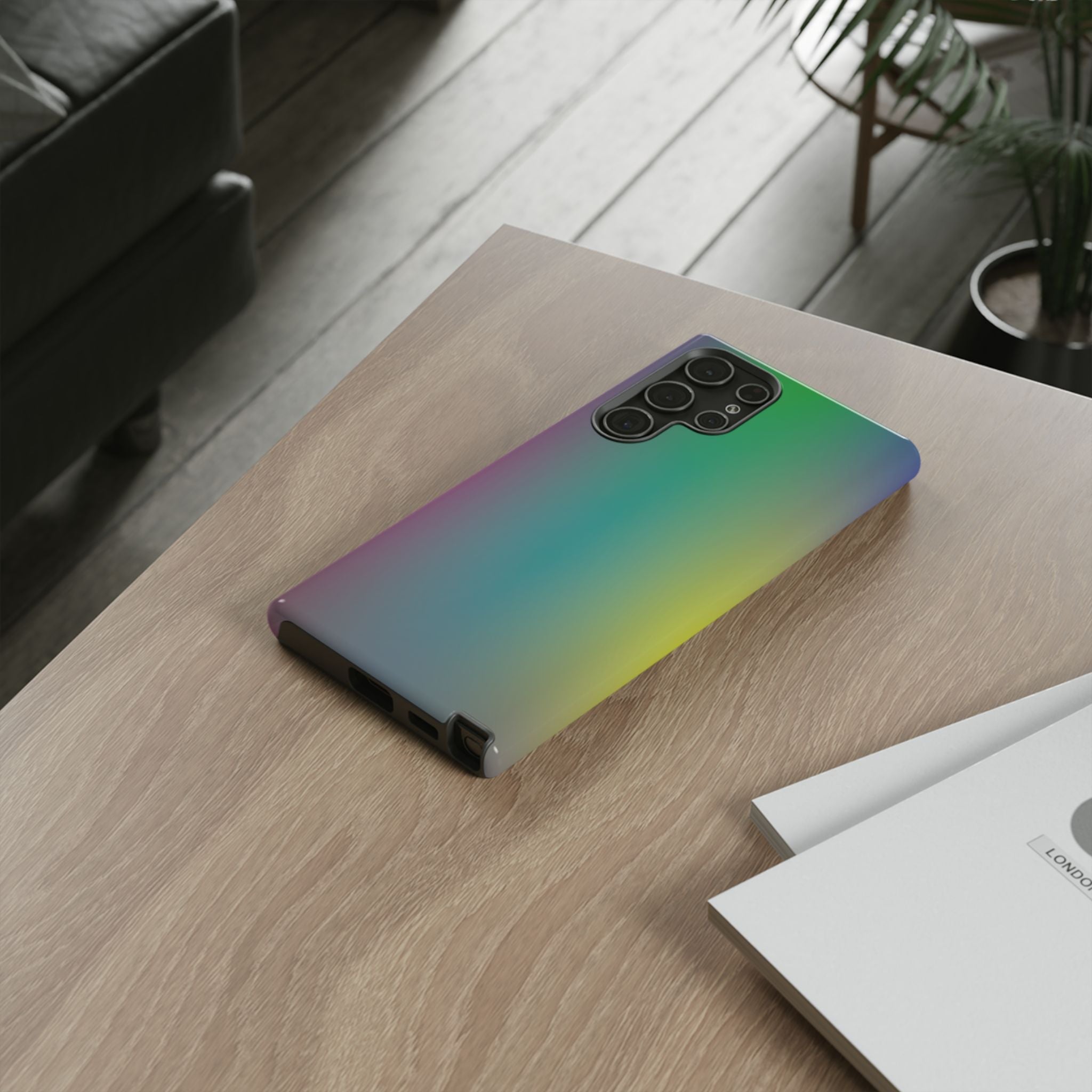 Gradient Phone Case, Tough Cases, Stylish Phone Protector, Unique Phone Cover, Gift for Tech Lovers, Colorful Phone Accessory