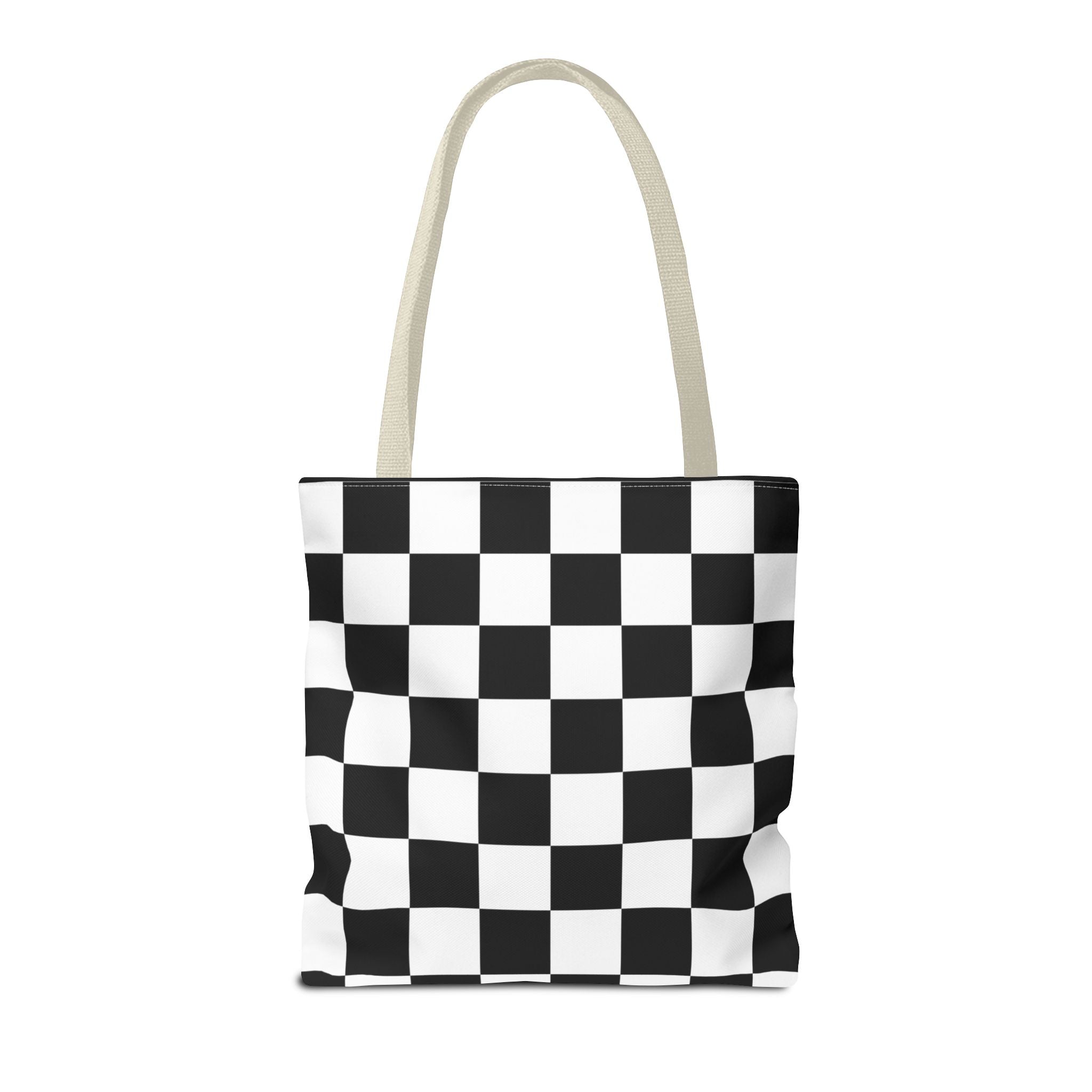 Tote Bag Finish Line - Checkered Victory – Tote Bag for Racing Fans