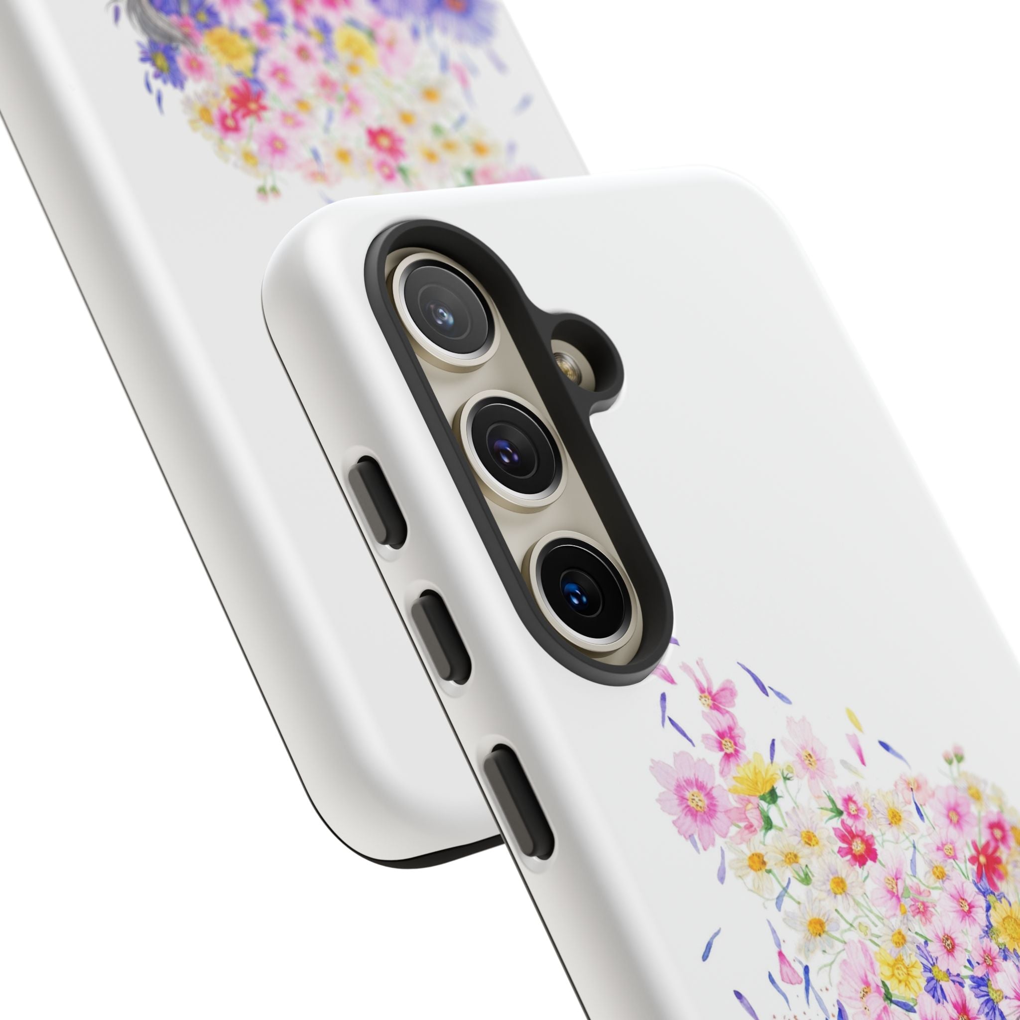 Floral Phone Case | Tough Cases | Cute Floral Design, Gift for Her, Spring Accessory, Mother's Day Gift, Stylish Protection