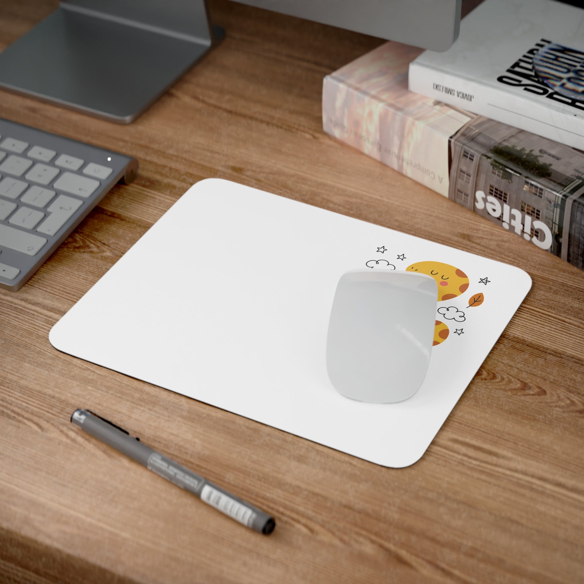 Cute Snake Desk Mouse Pad, Fun Office Decor, Gift for Animal Lovers, Unique Work From Home Accessory, Playful Desk Organizer