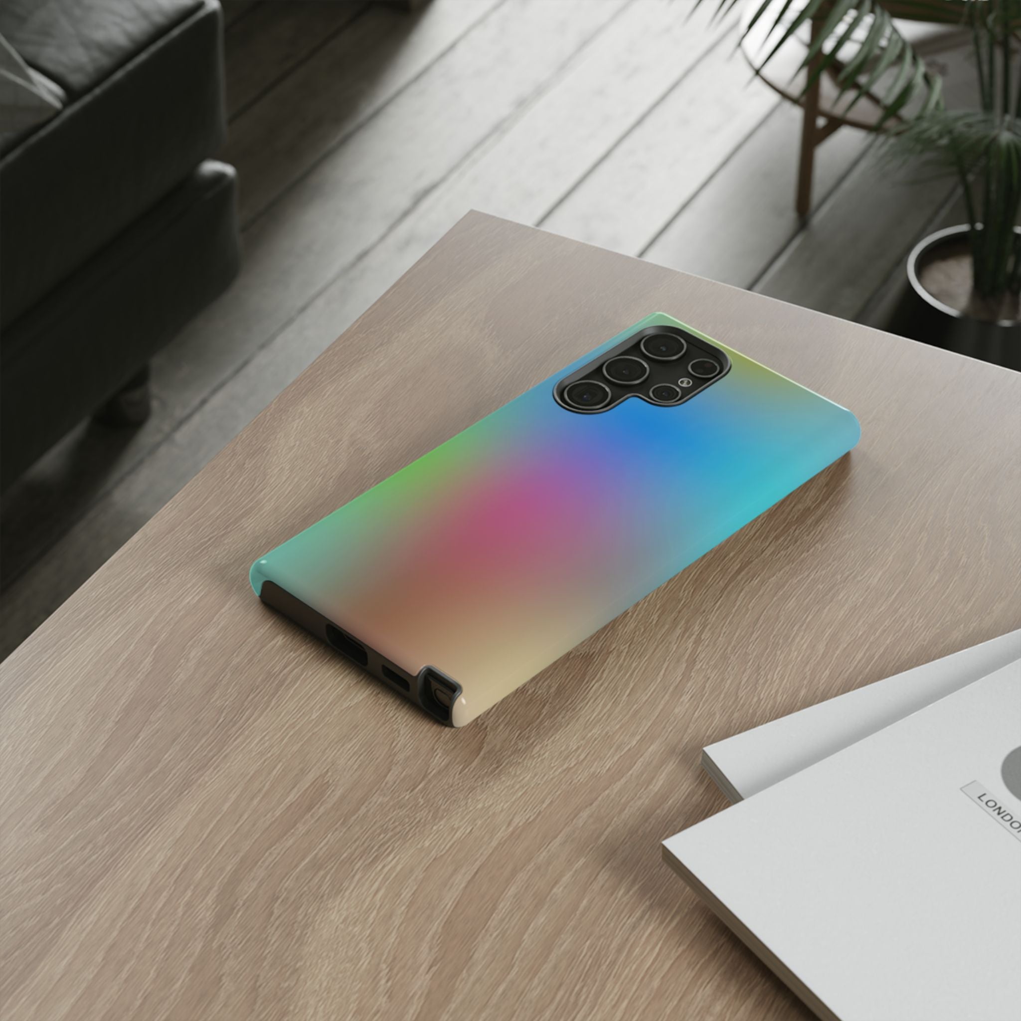 Colorful Mobile Phone Case, Unique Phone Cover, Stylish Phone Protector, Gift for Tech Lovers, Trendy Accessory