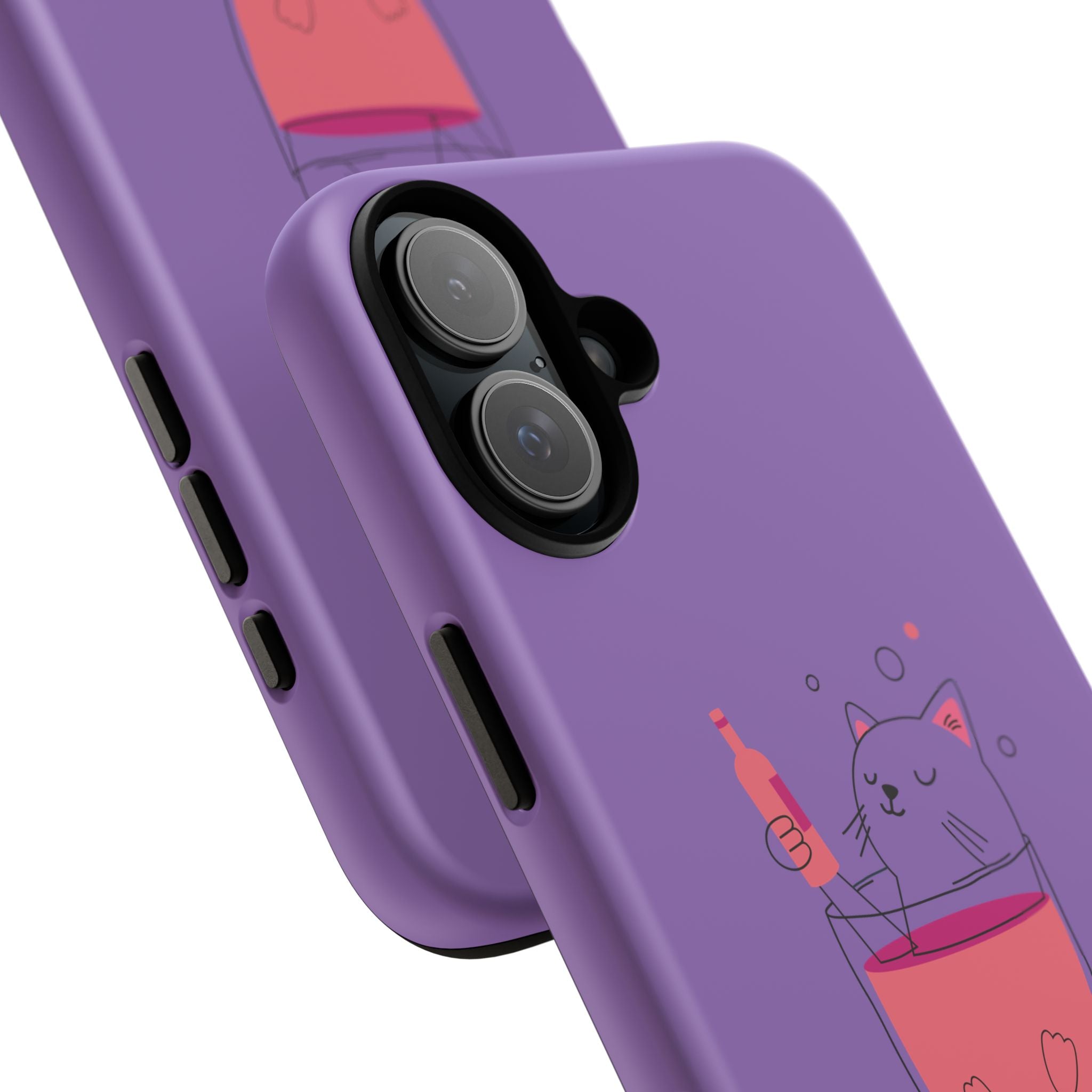 Cute Cat Phone Case, Fun Gift for Cat Lovers, Colorful Phone Cover, Pet Lover Accessory, Unique Cat Themed Case