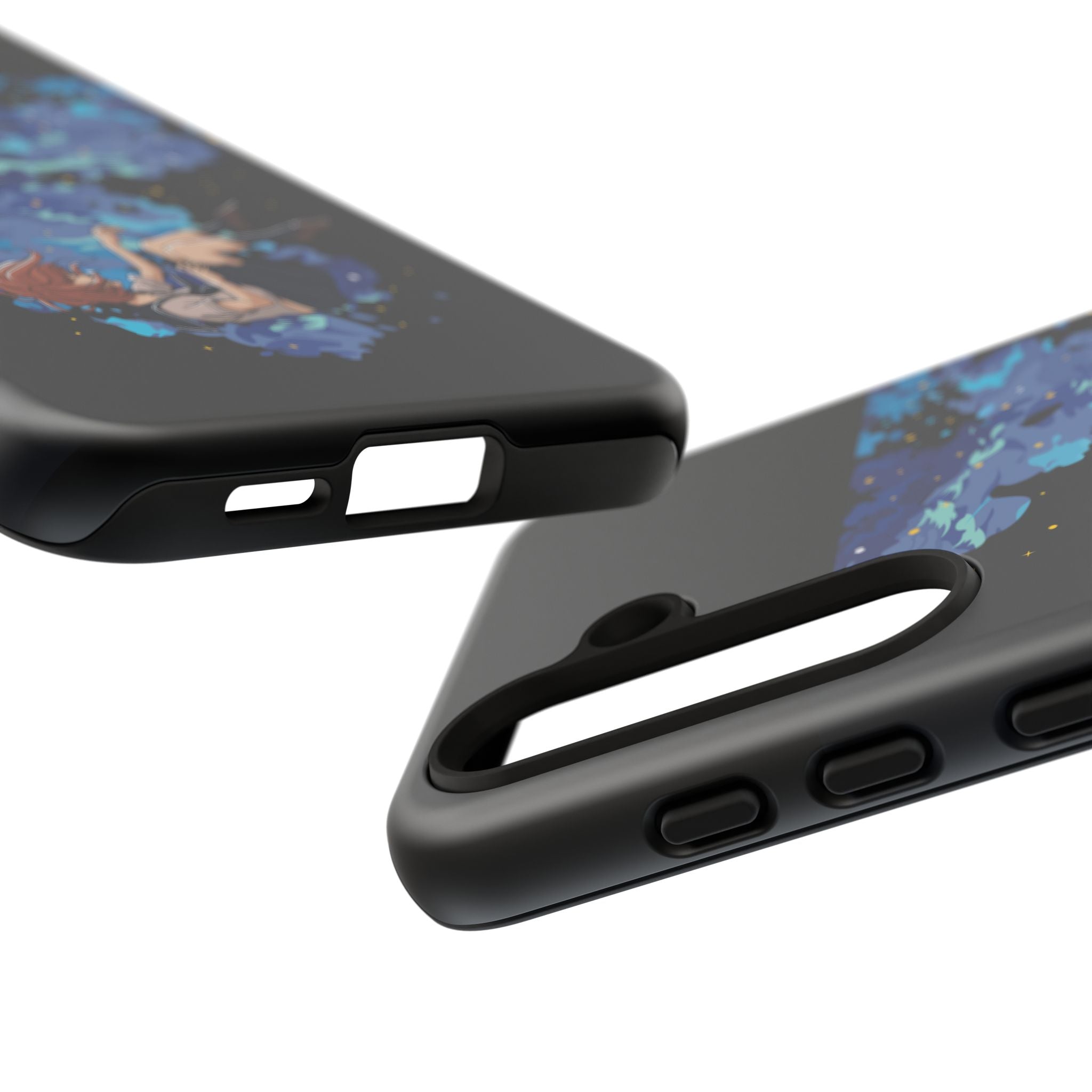 Tough Cases Phone Case - Artistic Galaxy Design, Cute Sleeve for Teens, Gift for Students, Unique Mobile Accessory, Trendy Tech Protection