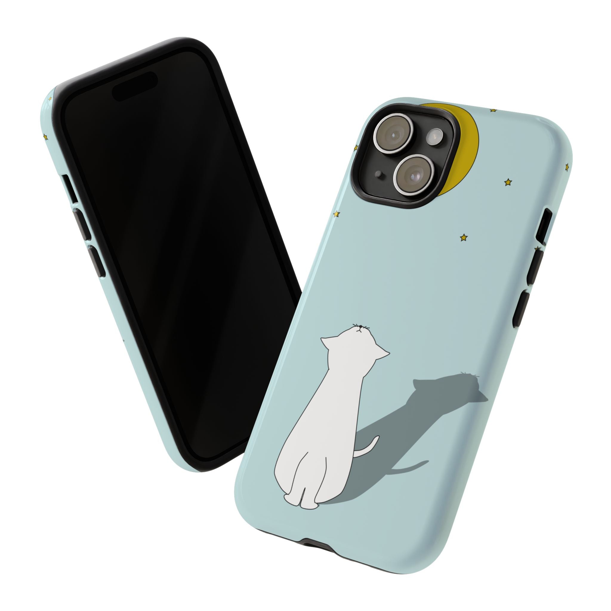 Cute Cat Phone Case, Tough Phone Cover, Pet Lover Gift, Unique Case, Animal Decor, Birthday Gift