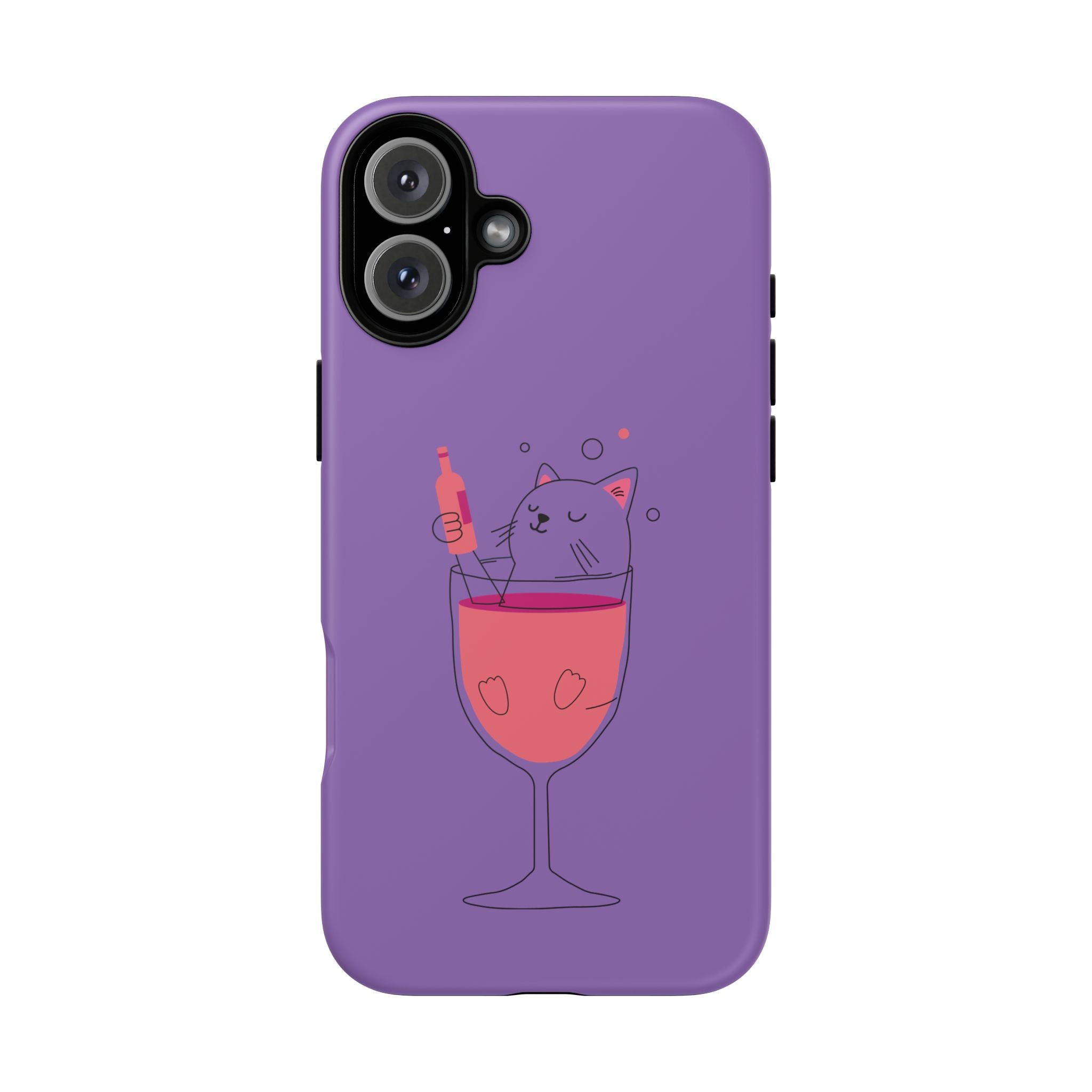 Cute Cat Phone Case, Fun Gift for Cat Lovers, Colorful Phone Cover, Pet Lover Accessory, Unique Cat Themed Case