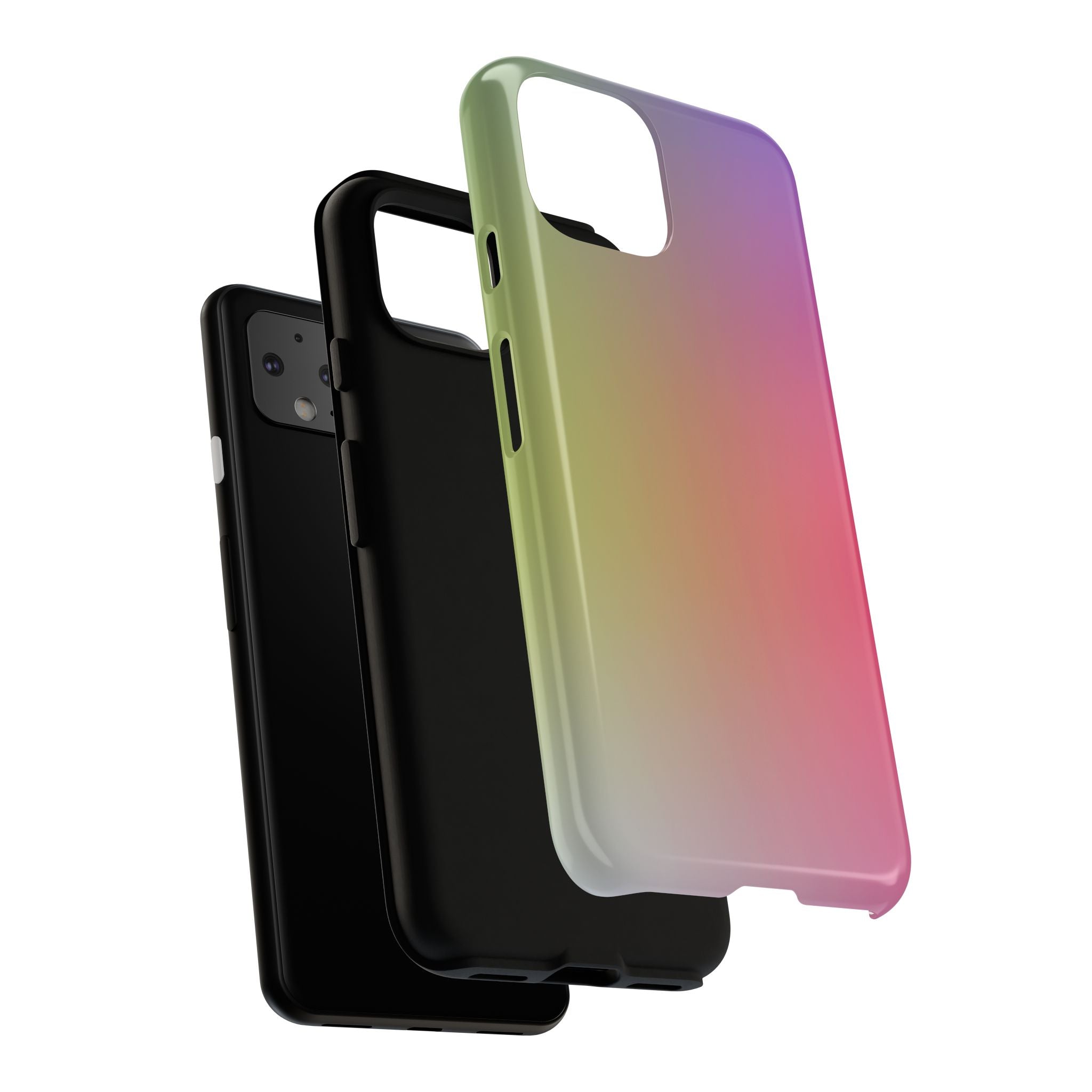 Gradient Phone Case, Tough Cases, Colorful Tech Accessory, Modern Phone Protection, Trendy Gift for Friends, Birthday, Holidays
