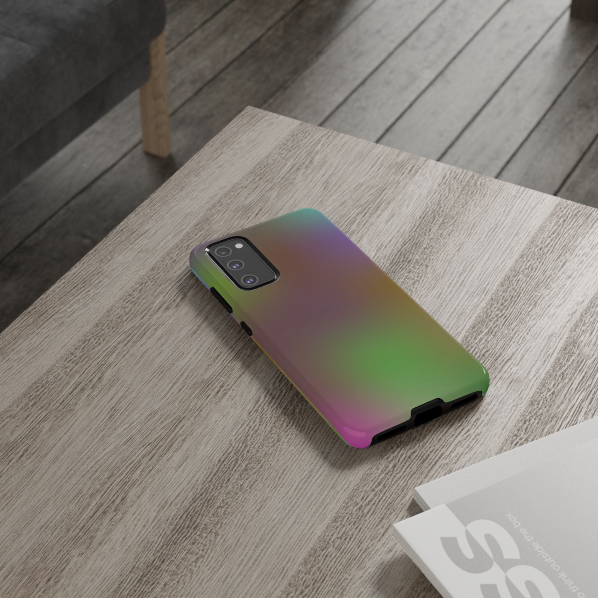 Colorful Gradient Phone Case, Tough Cases for Protection, Stylish Mobile Cover, Unique Gift, Modern Tech Accessory