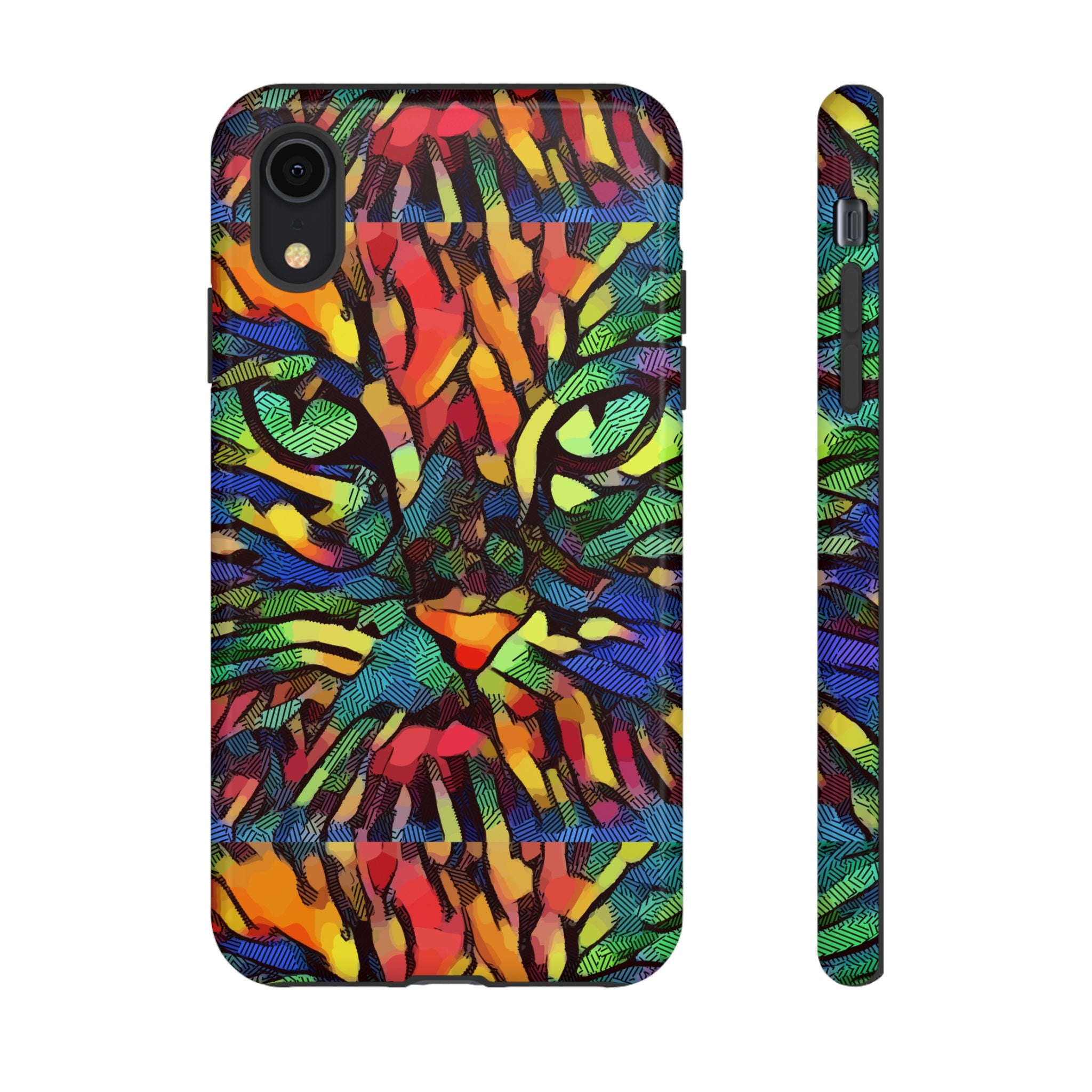 Colorful Phone Cases for Vibrant Style - Tough Cases, Unique Gifts, Animal Print, Artistic Design, Phone Accessories, Eco-Friendly