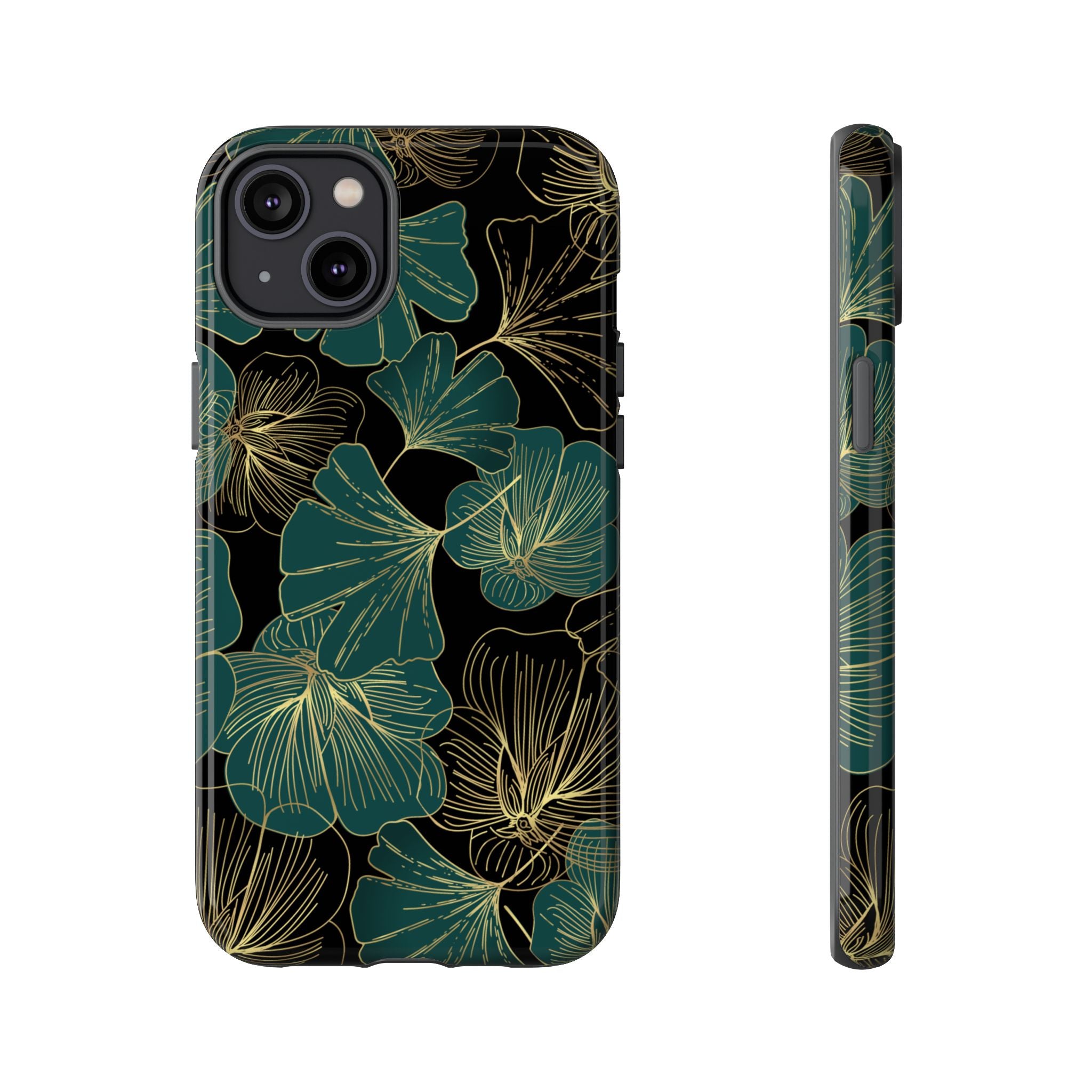 Floral Phone Case - Tough Cases, Protective Cover, Stylish Accessory, Gift for Her, Nature-Inspired Design