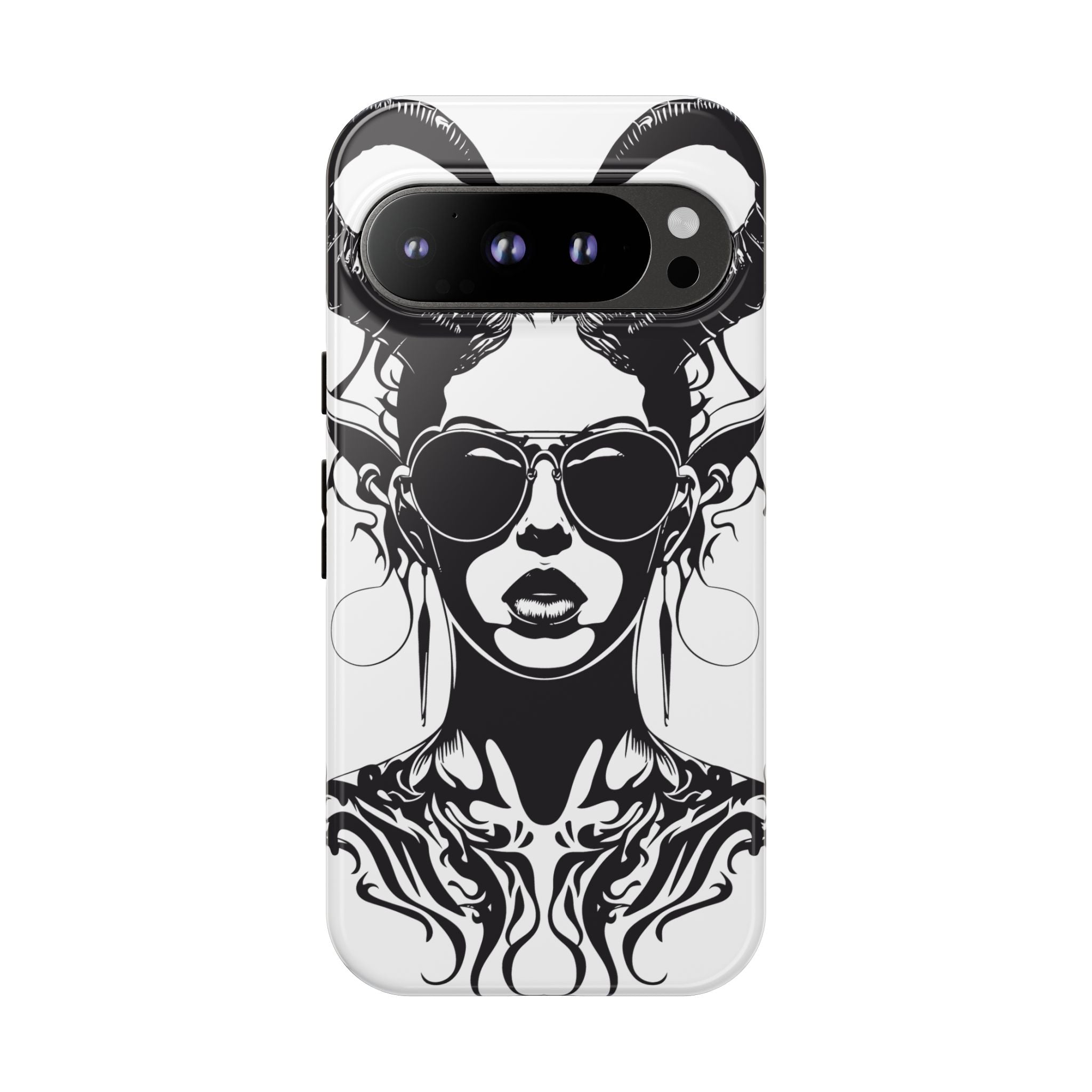 Tough Cases: Stylish Phone Case with Edgy Design, Protective Cover, Gift for Her, Trendy Accessories, Unique Art, Holiday Present
