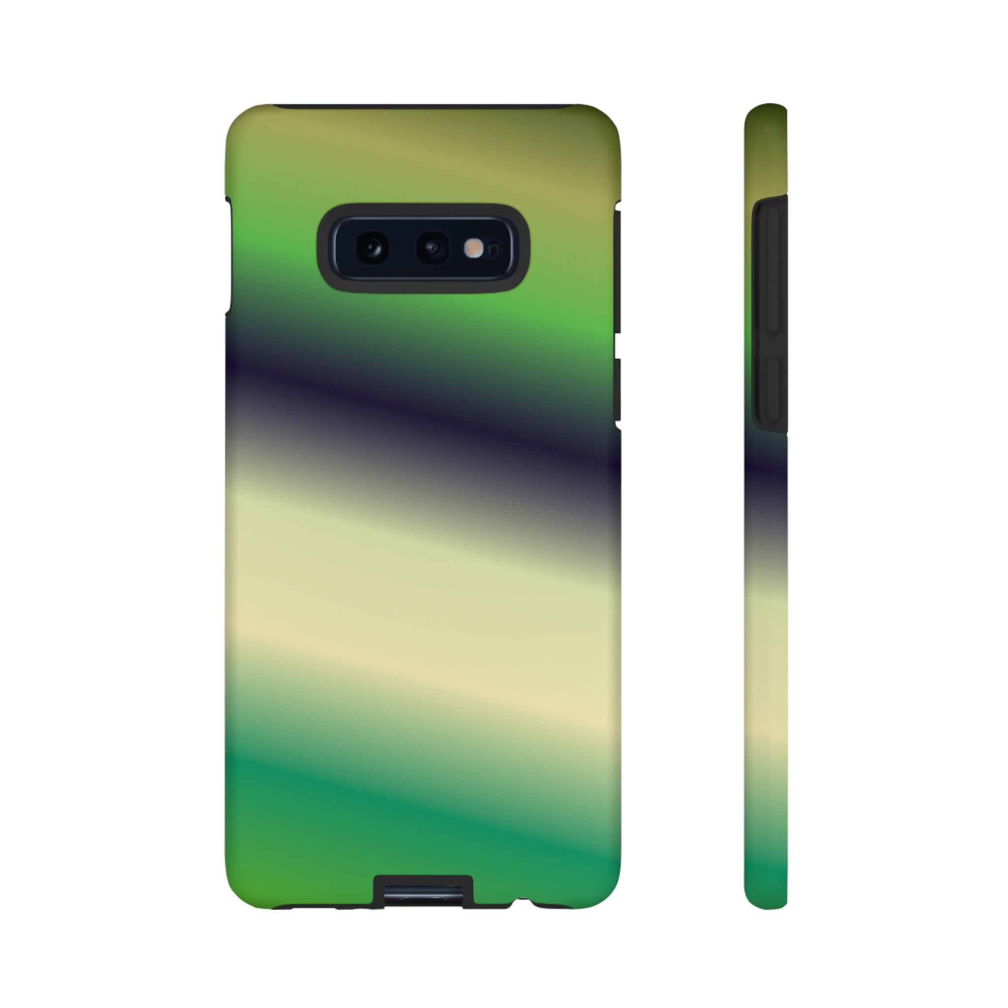 Gradient Phone Case - Tough Cases, Unique Cell Phone Cover, Stylish Tech Accessories, Green and Black Gradient, Perfect Gift
