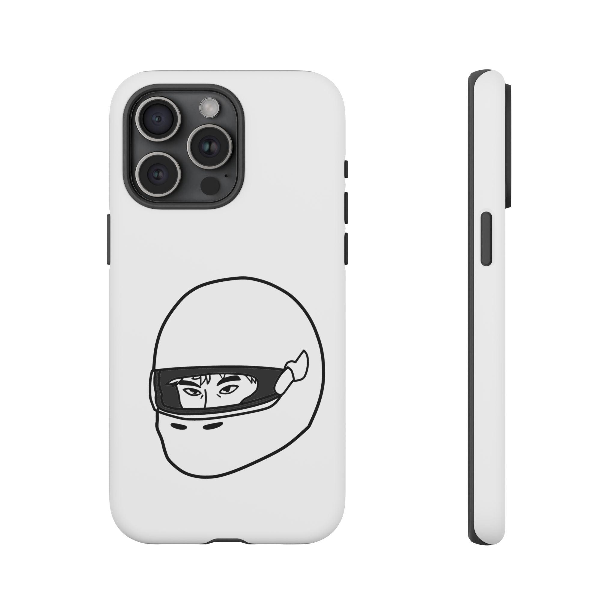 Stylish Phone Case with Racing Helmet Design | Tough Cases | Unique Gift, Motorcycle Enthusiast, Race Lover, Custom Accessory, Everyday Use