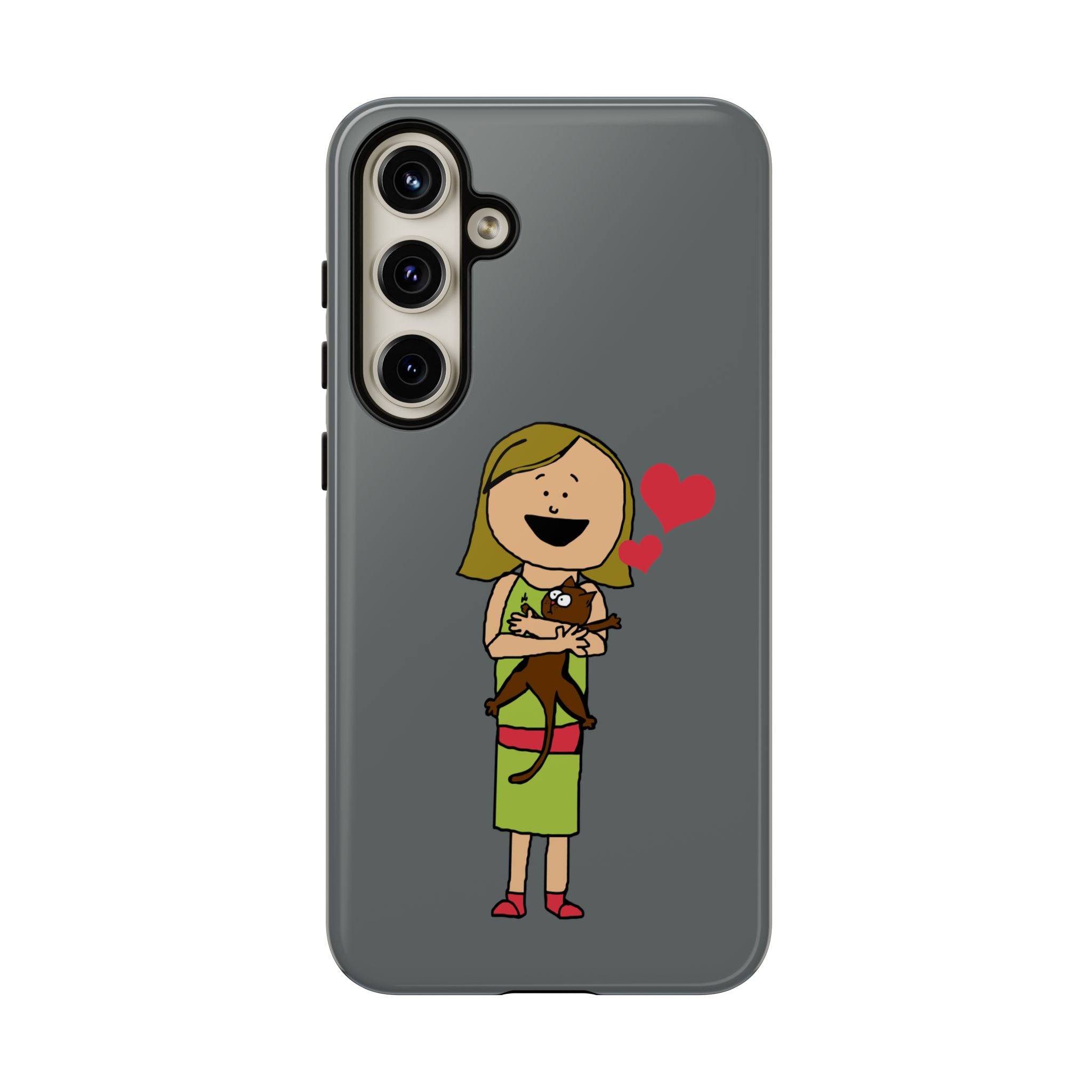 Pet Lover's Phone Case, Cute Animal Phone Cover, Gift for Dog Lovers, Cartoon Design, Fun Smartphone Accessory