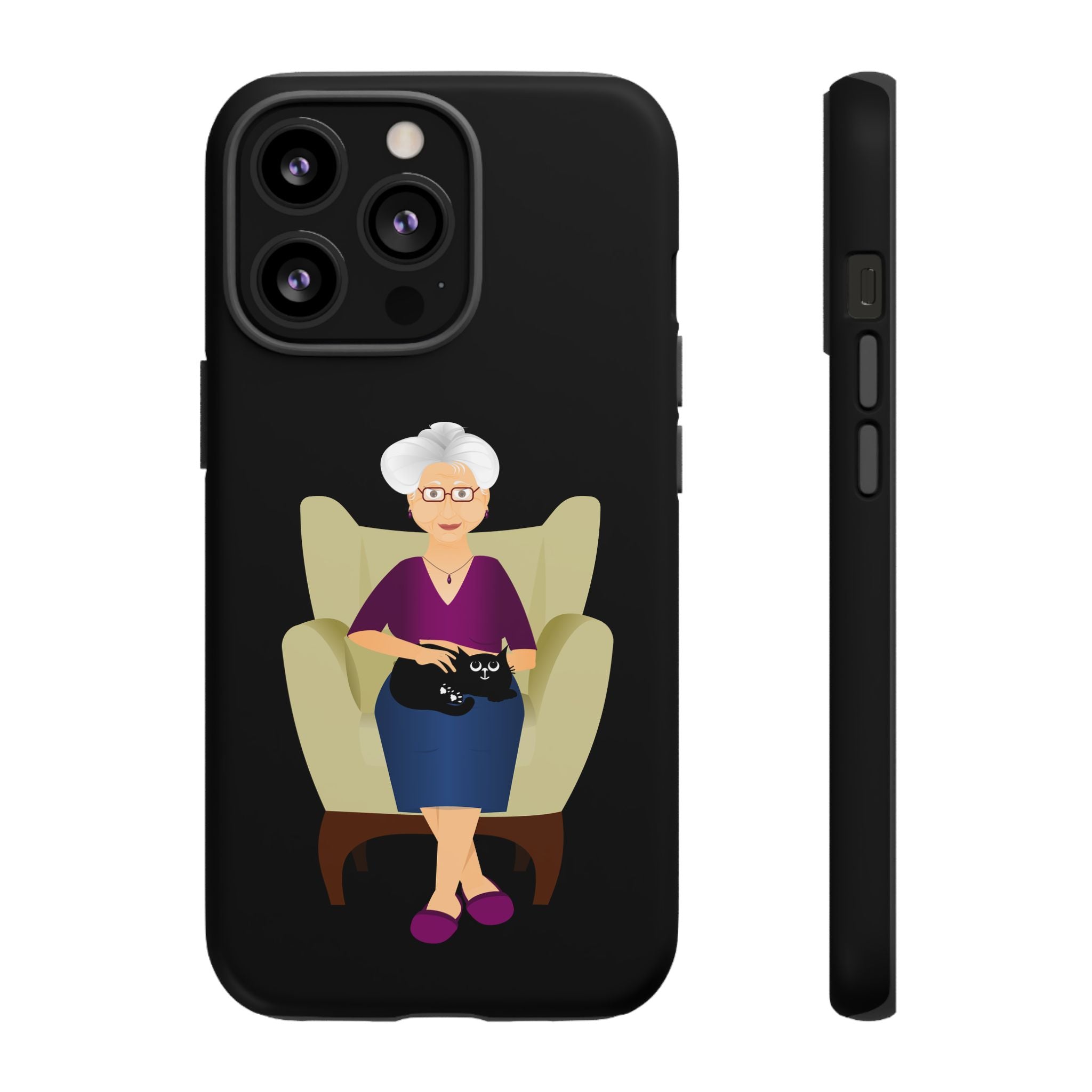 Grandma Phone Case, Tough Phone Cover for Grandparents, Durable Case for Seniors, Unique Gift for Grandmother, Personalized Tech Accessory