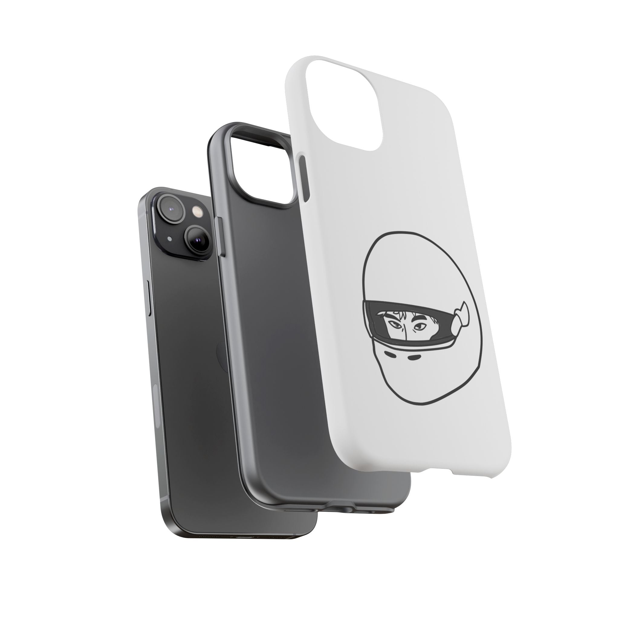 Stylish Phone Case with Racing Helmet Design | Tough Cases | Unique Gift, Motorcycle Enthusiast, Race Lover, Custom Accessory, Everyday Use