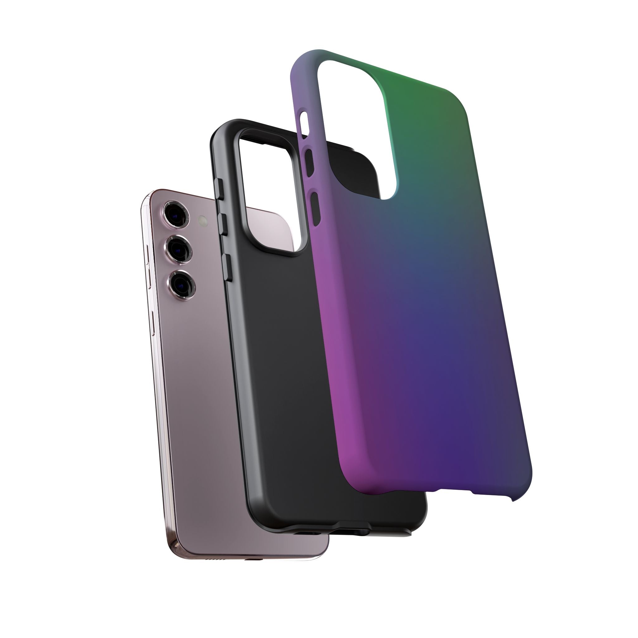 Gradient Phone Case, Durable Phone Protector, Trendy Cell Phone Accessory, Gift for Tech Lovers, Stylish Mobile Case