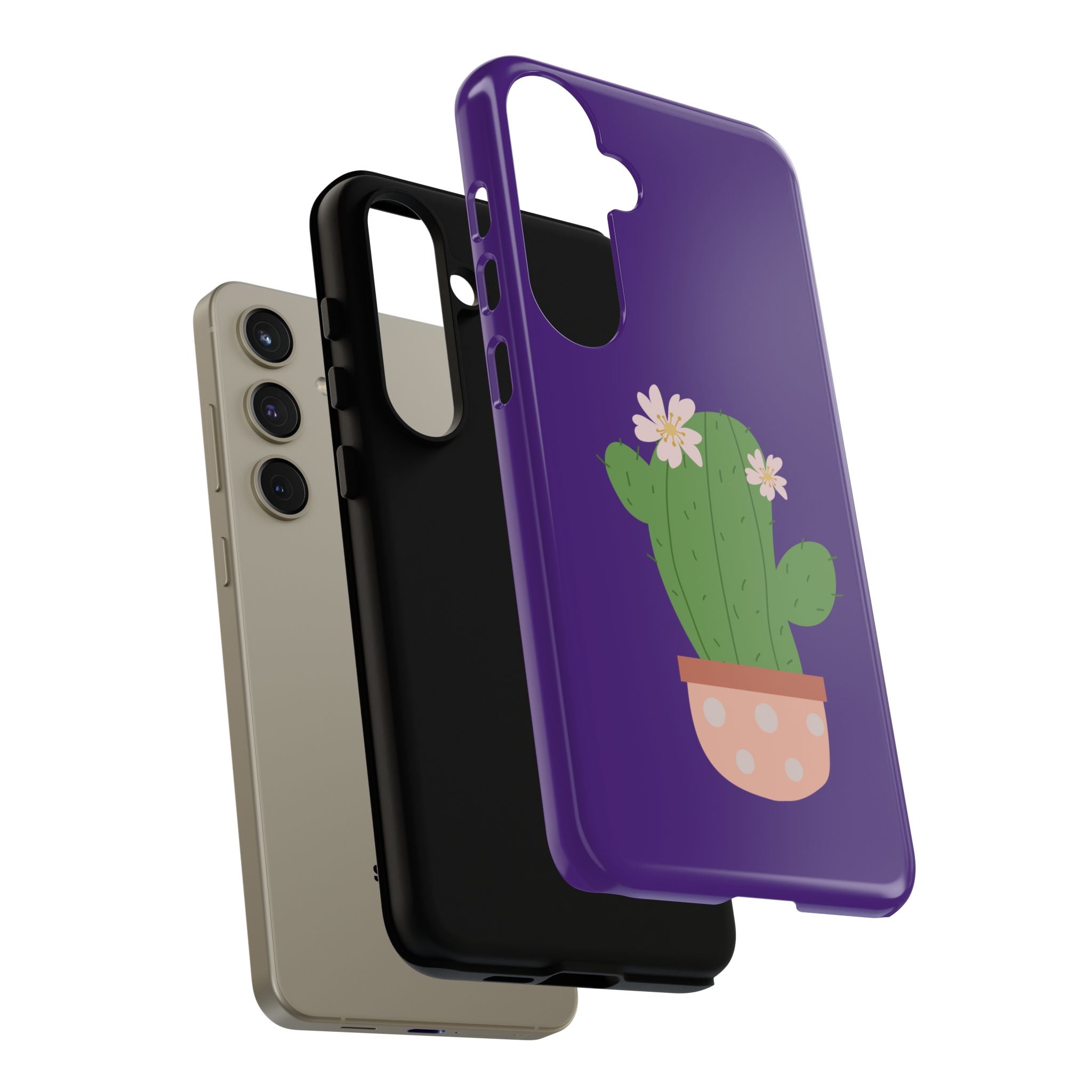 Cactus Phone Case, Tough Cases, Cute Floral, Trending Design, Unique Gift, Phone Accessories, Summer Vibe, Nature Lover