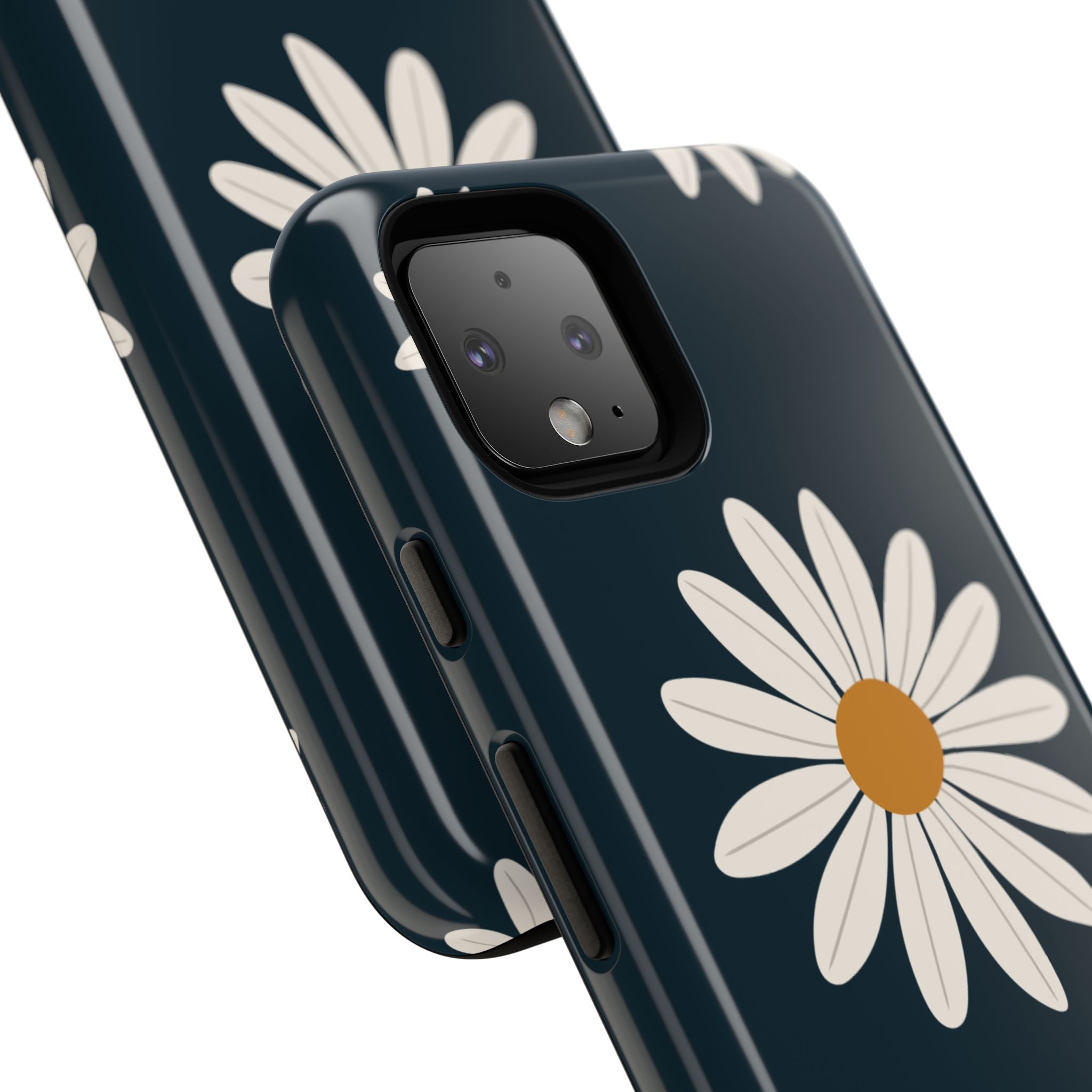 Daisy Phone Case, Floral Phone Cover, Tough Phone Case, Gift for Flower Lovers, Smartphone Accessory, Spring Design