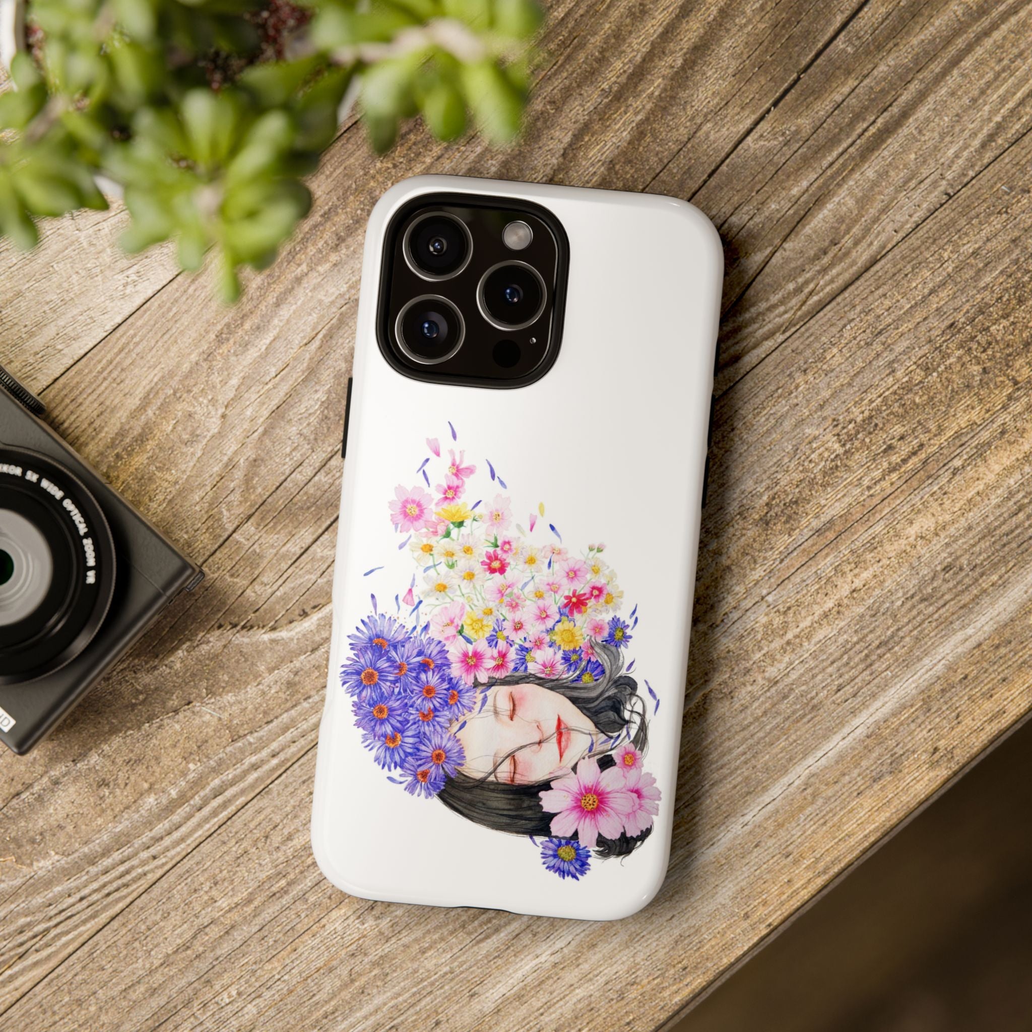 Floral Phone Case | Tough Cases | Cute Floral Design, Gift for Her, Spring Accessory, Mother's Day Gift, Stylish Protection